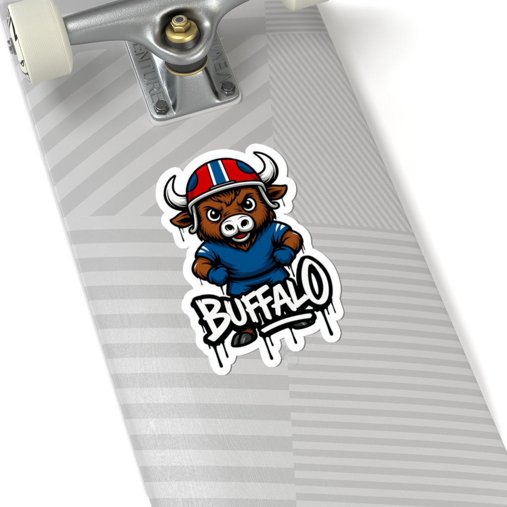Buffalo Sports Team Kiss-Cut Stickers | Team Spirit Decor, Laptop Decals, Gift for Fans, Customizable Stickers