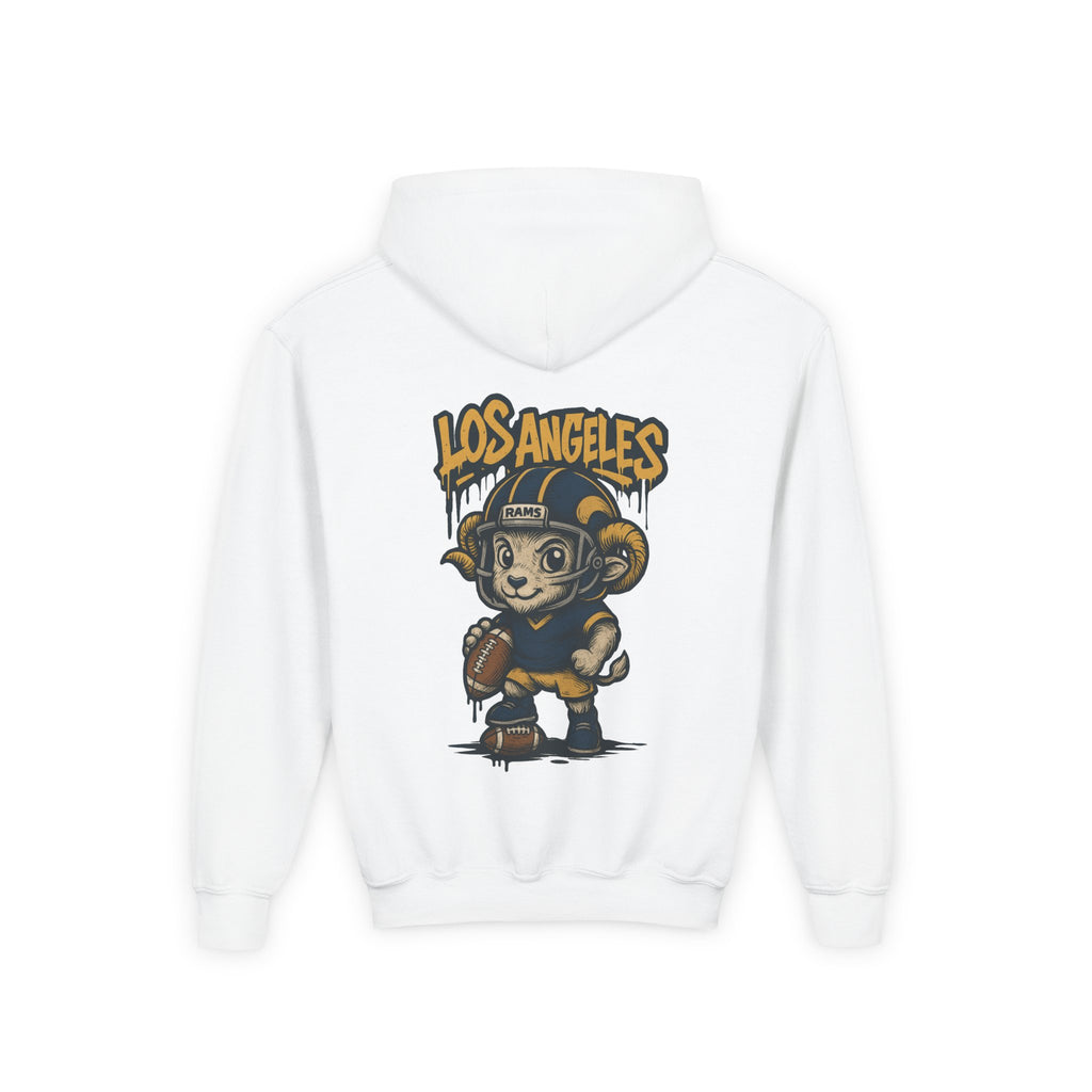 Los Angeles Rams Kids Sweatshirt – Baby Mascot Graffiti Hoodie