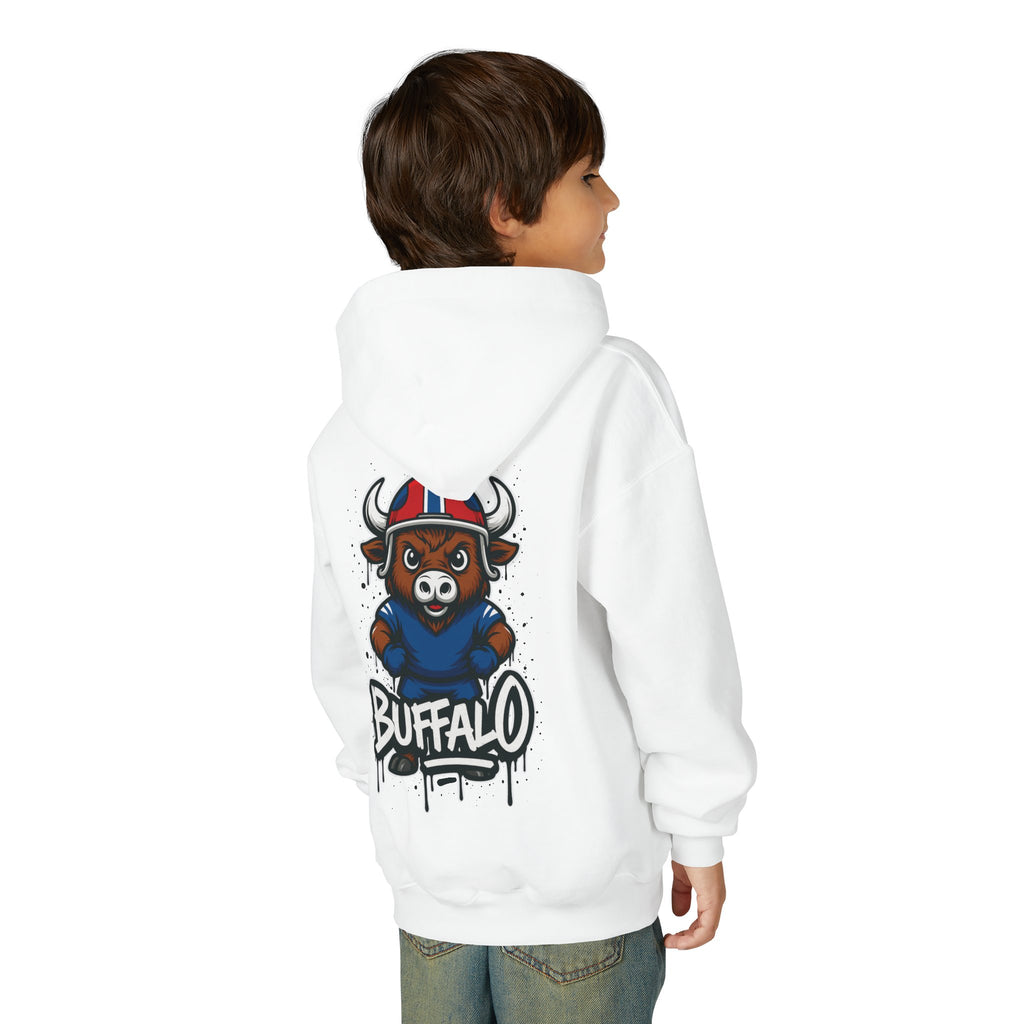 Buffalo Bills Kids Sweatshirt – Baby Mascot Graffiti Hoodie