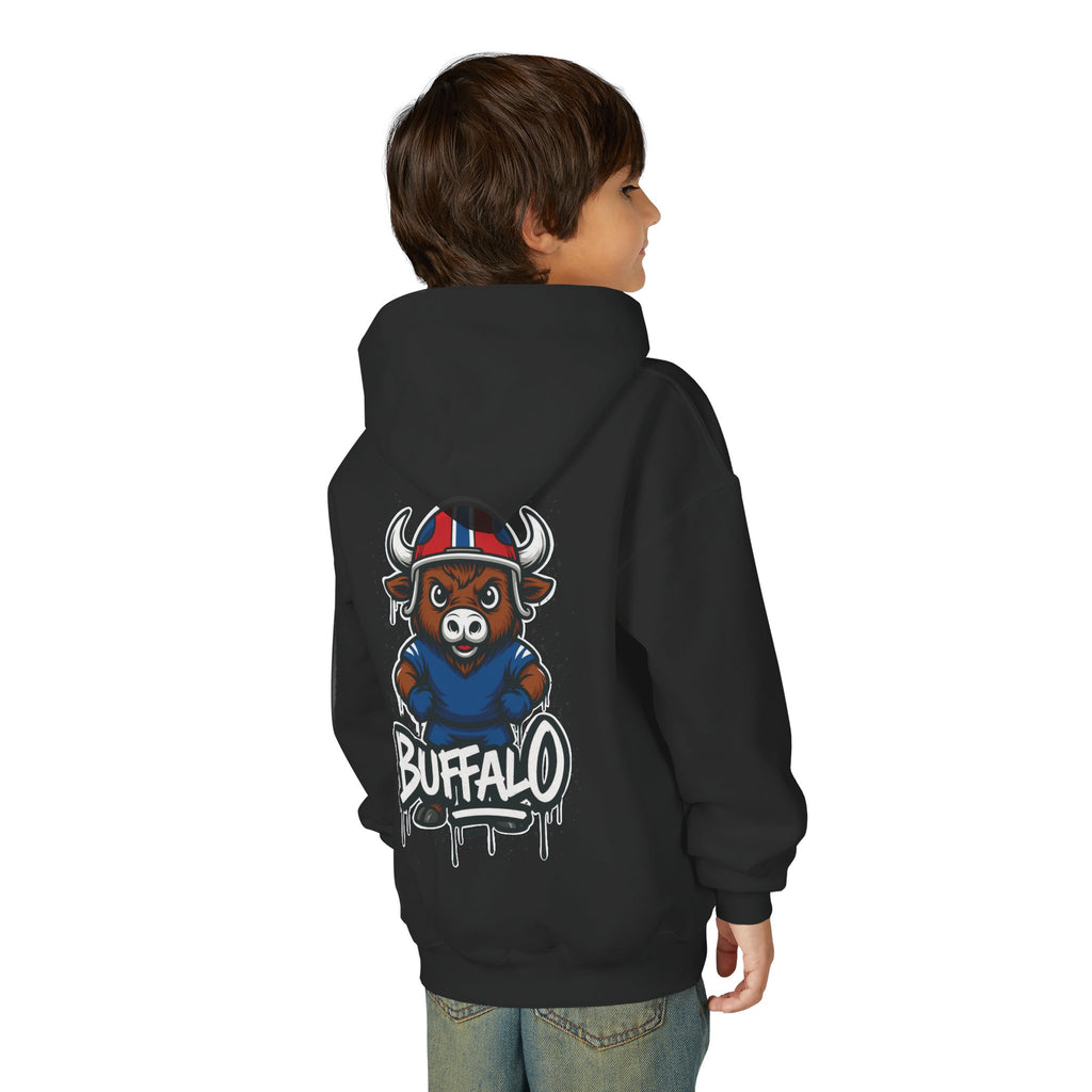 Buffalo Bills Kids Sweatshirt – Baby Mascot Graffiti Hoodie