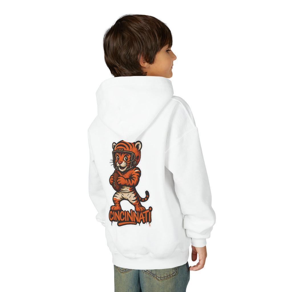 Cincinnati Bengals Kids  Sweatshirt – Baby Mascot Graffiti Hoodie