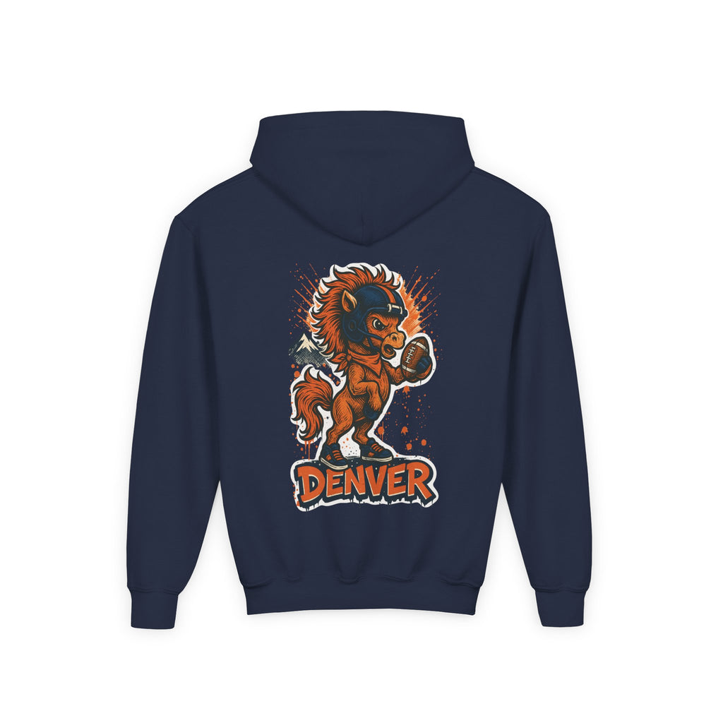 Denver Broncos Kids Sweatshirt – Baby Mascot Graffiti Hoodie