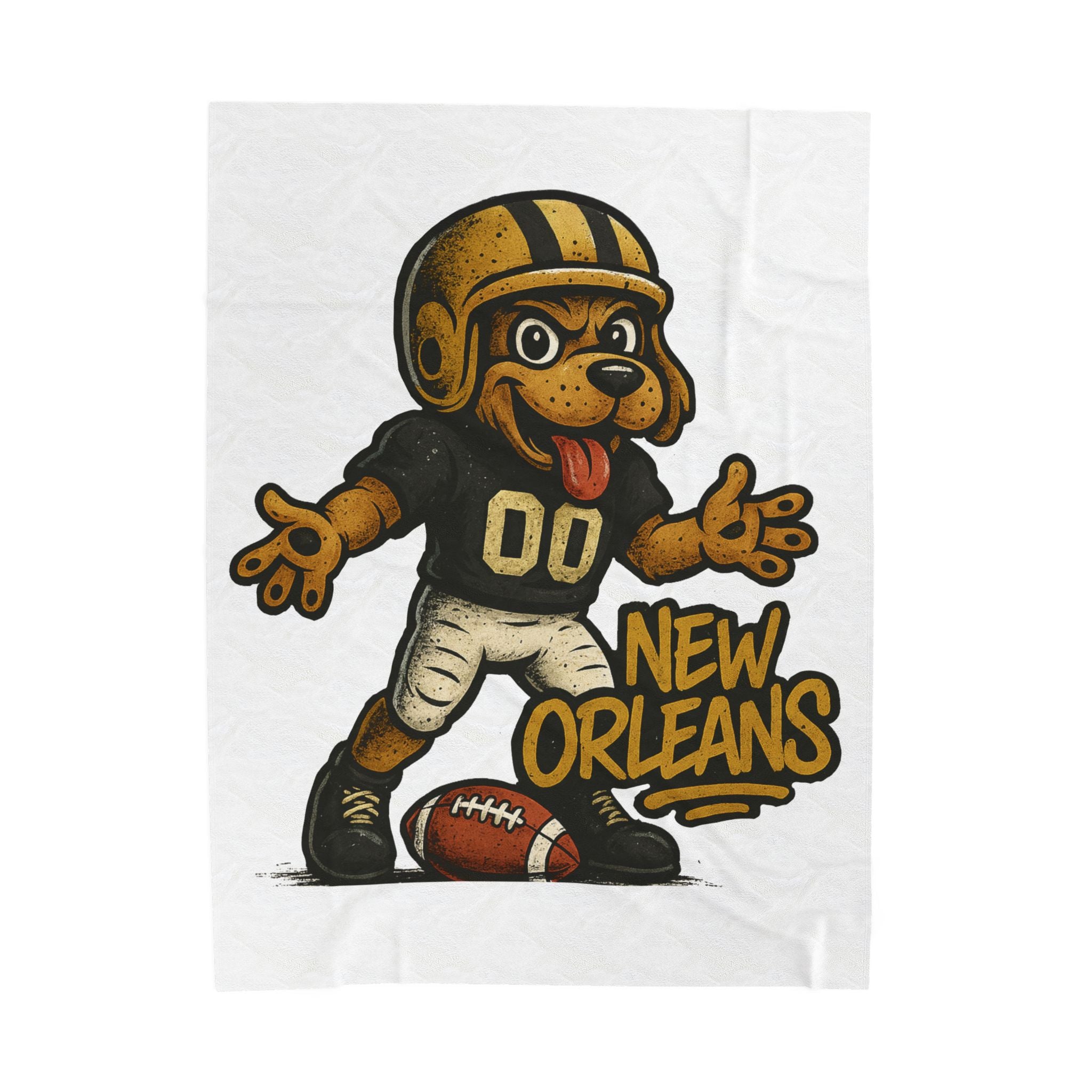New Orleans Saints Velveteen Blanket