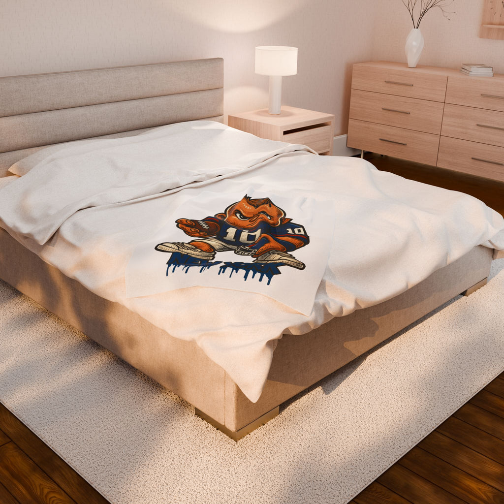 New York Giants Velveteen Blanket