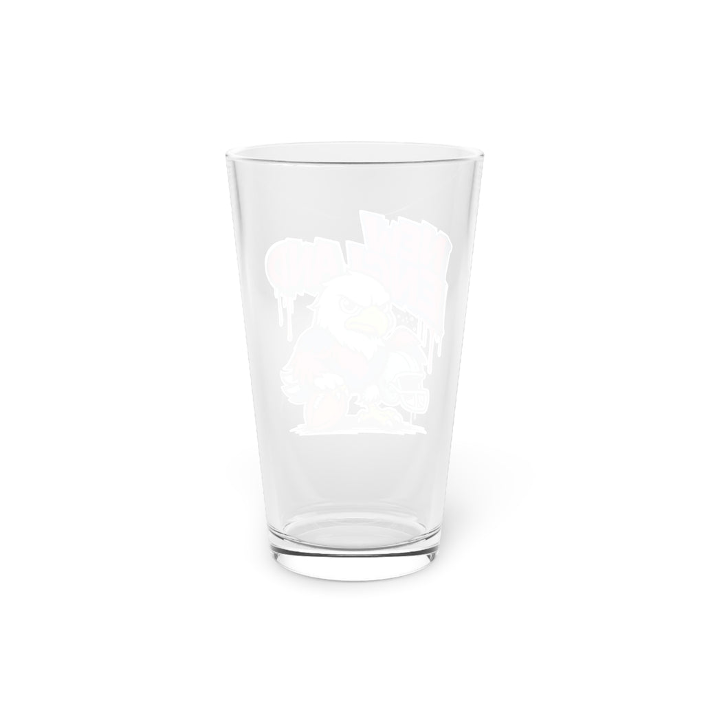 New England Pint Glass, 16oz Beer Cup, Sports Fan Gift, Custom Drinkware, Tailgating Accessory, Party Glass