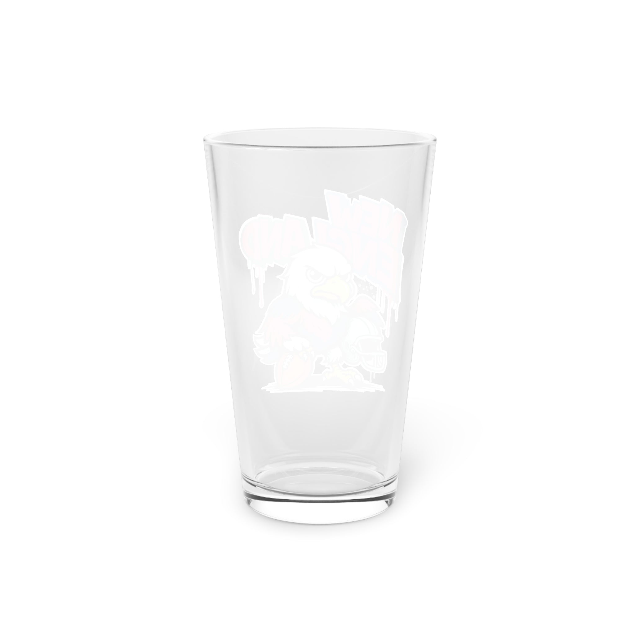New England Pint Glass, 16oz Beer Cup, Sports Fan Gift, Custom Drinkware, Tailgating Accessory, Party Glass