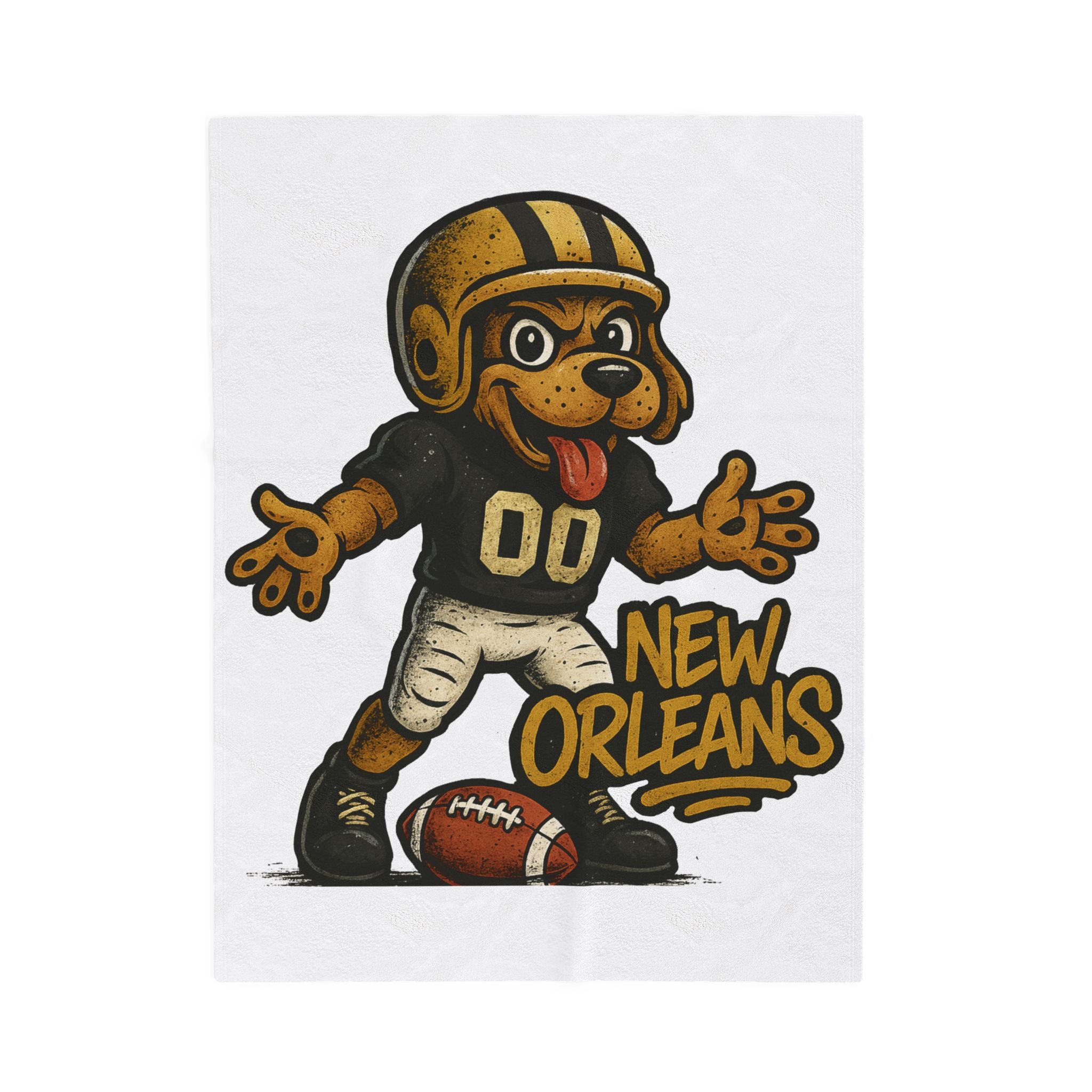 New Orleans Saints Velveteen Blanket