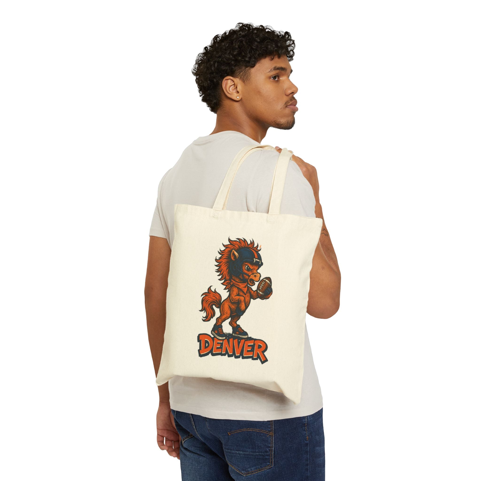 Denver Broncos Tote Bag — Cute Sports Canvas Tote for Fans