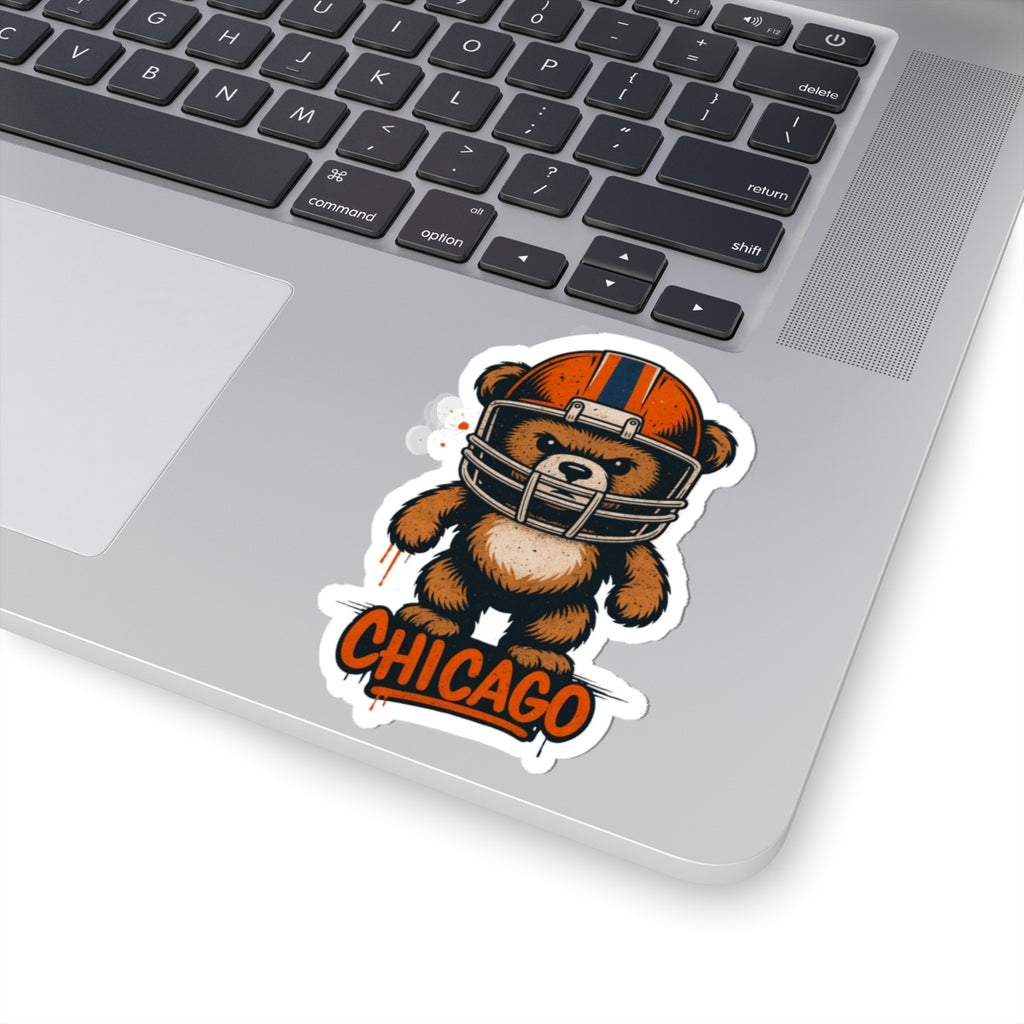 Chicago Bears Sports Team Kiss-Cut Stickers | Team Spirit Decor, Laptop Decals, Gift for Fans, Customizable Stickers