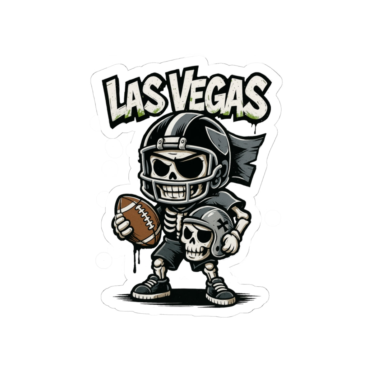 Las Vegas Raiders Sports Team Kiss-Cut Stickers | Team Spirit Decor, Laptop Decals, Gift for Fans, Customizable Stickers
