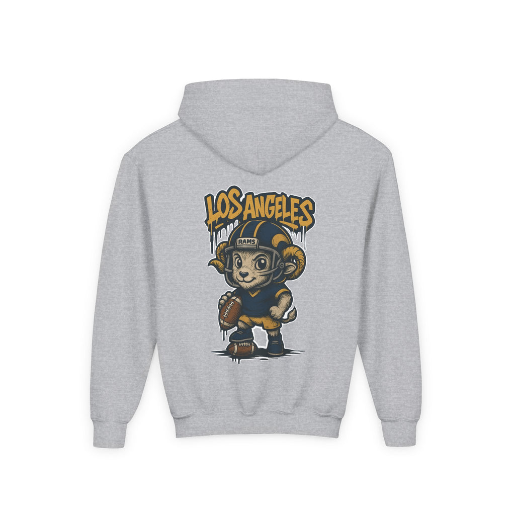 Los Angeles Rams Kids Sweatshirt – Baby Mascot Graffiti Hoodie