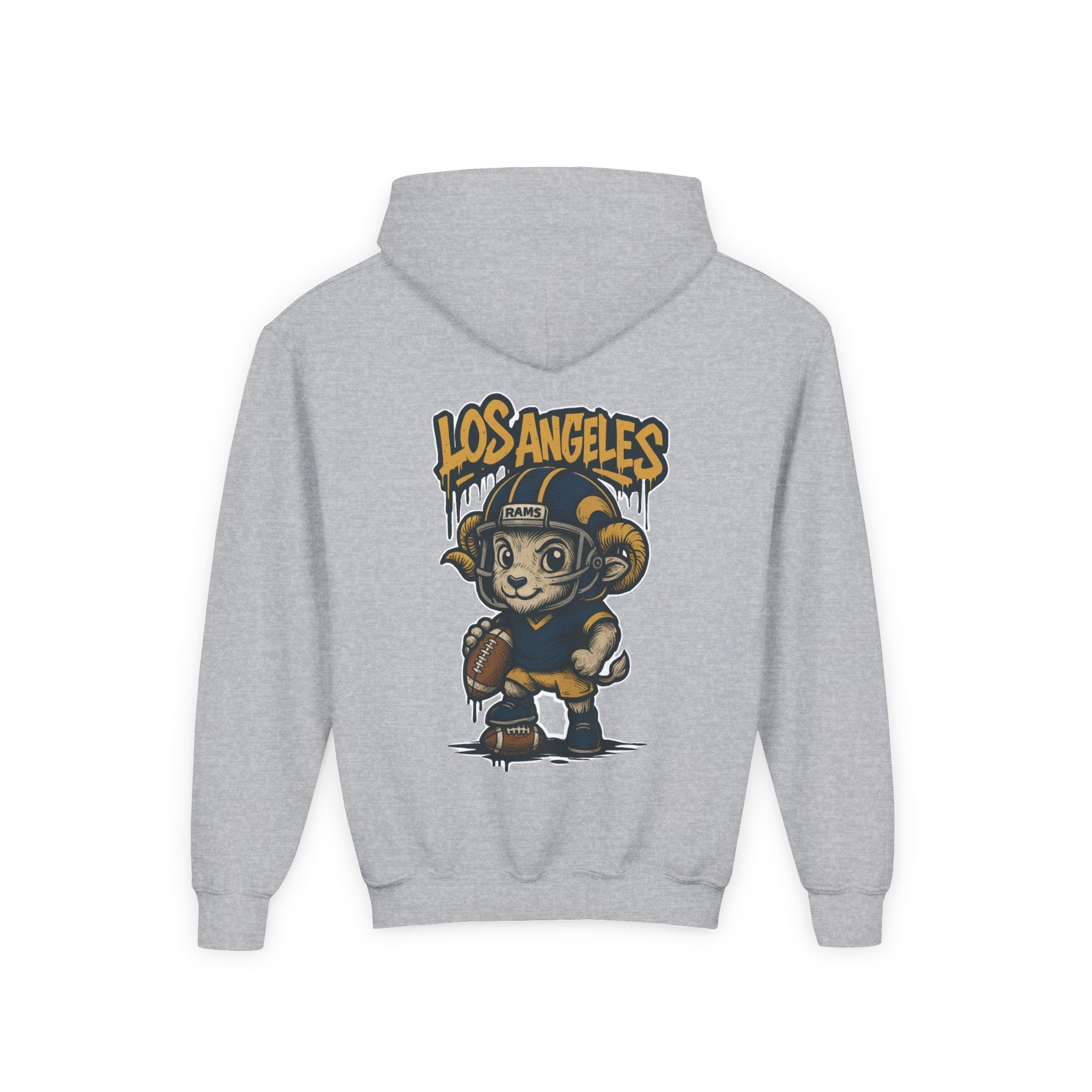 Los Angeles Rams Kids Sweatshirt – Baby Mascot Graffiti Hoodie