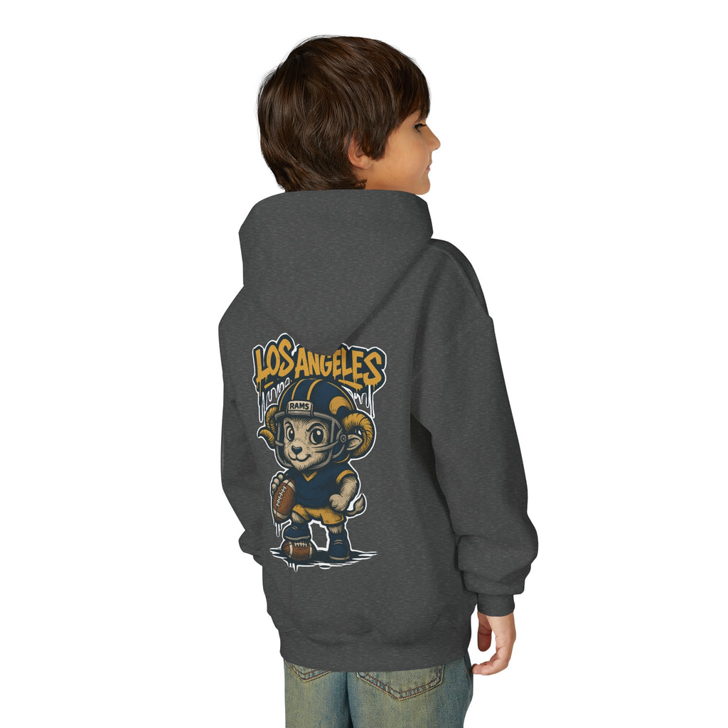Los Angeles Rams Kids Sweatshirt – Baby Mascot Graffiti Hoodie