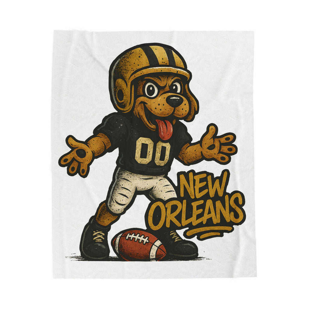 New Orleans Saints Velveteen Blanket