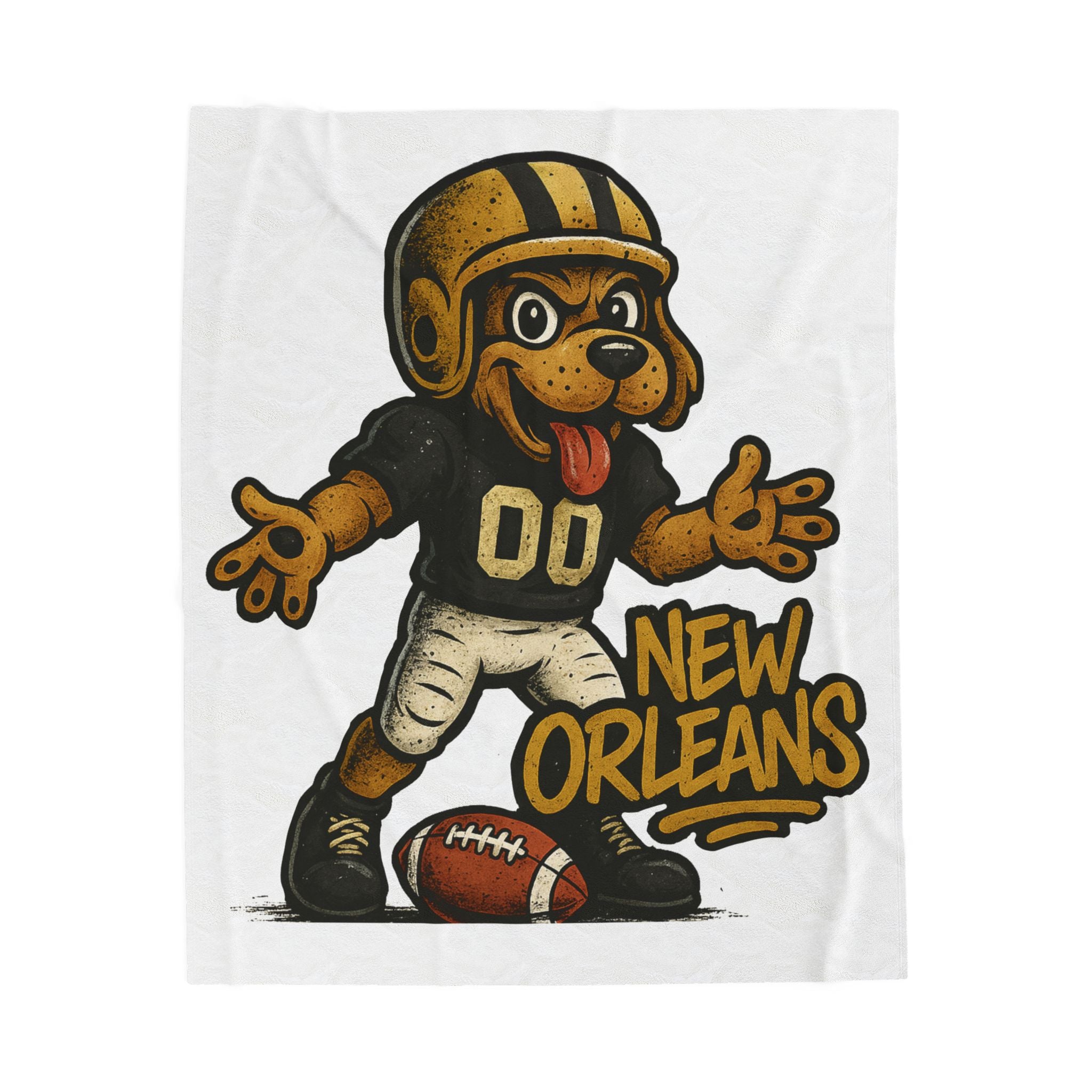 New Orleans Saints Velveteen Blanket