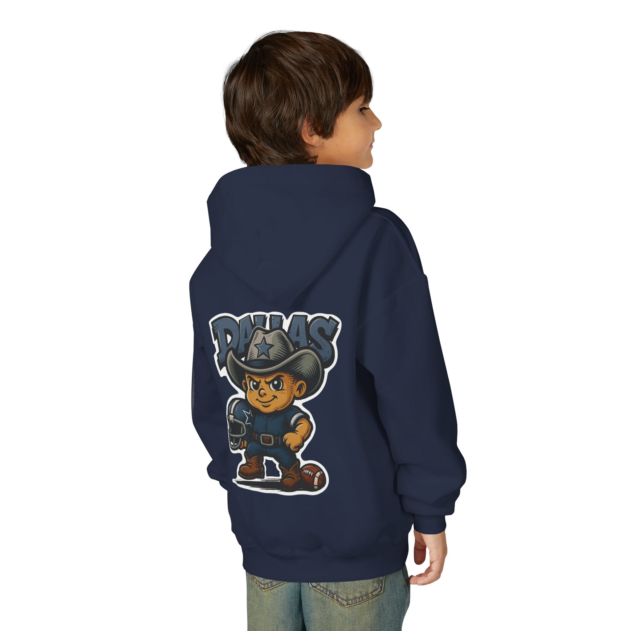 Dallas Cowboys  Kids Sweatshirt – Baby Mascot Graffiti Hoodie