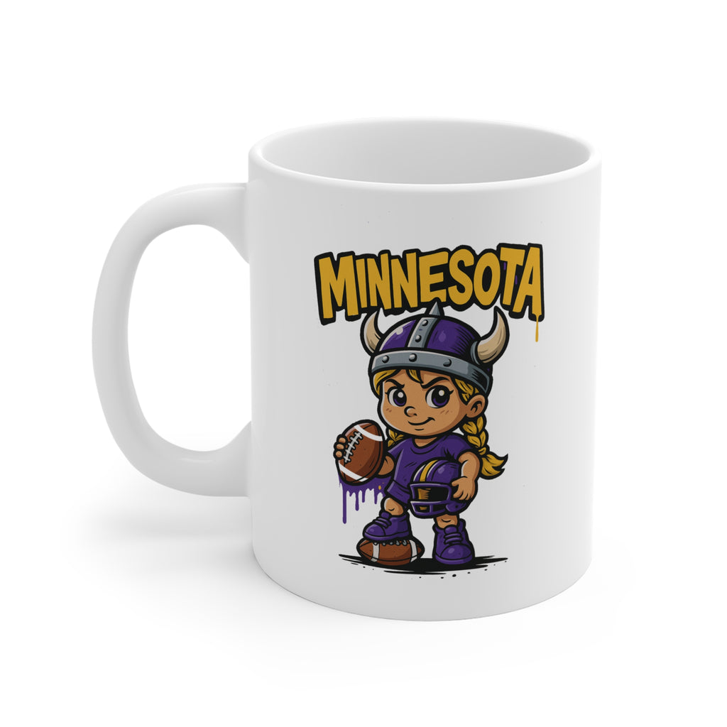 Minnesota Vikings Mug - 11oz Ceramic Coffee Cup for Fans