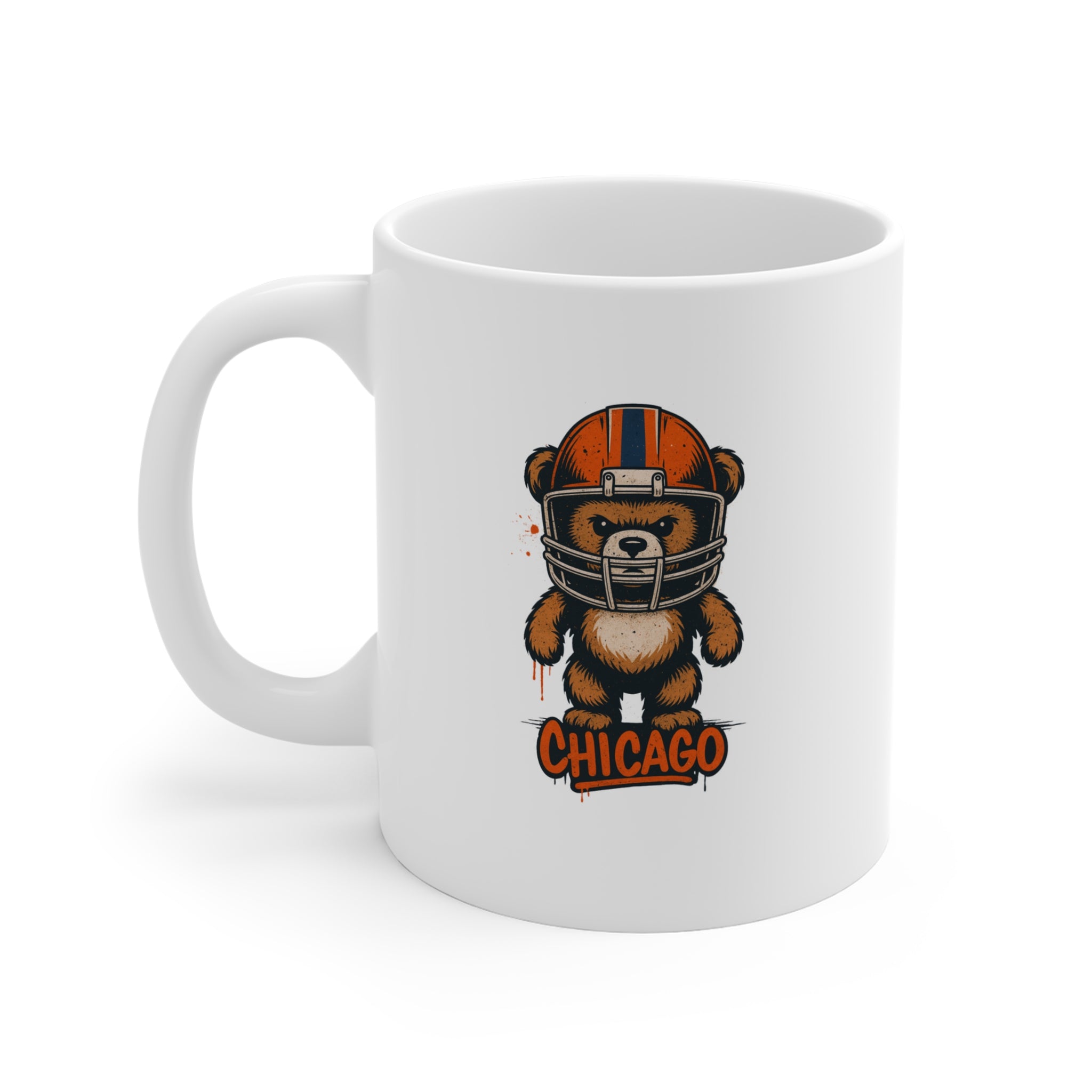 Chicago Bears Mug - 11oz Ceramic Coffee Cup for Fans