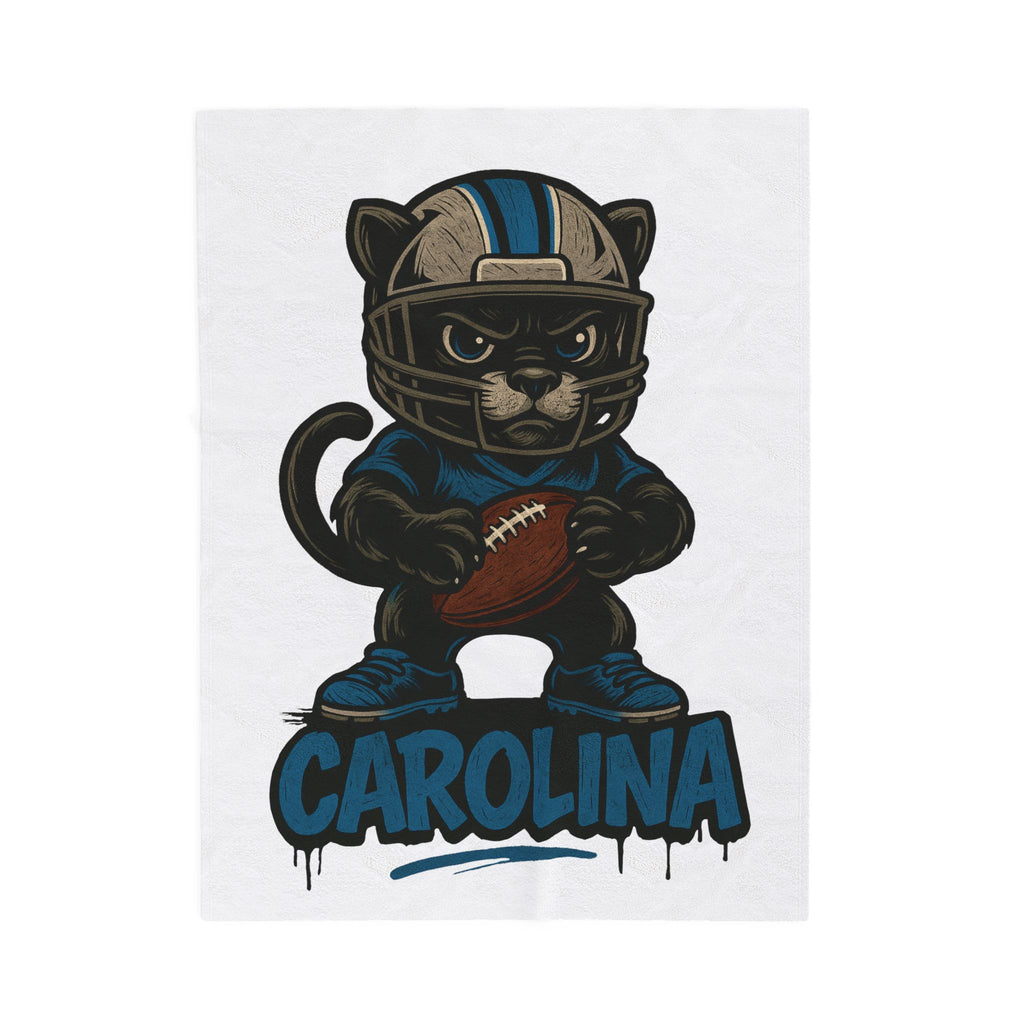 North Carolina Panthers Velveteen Blanket