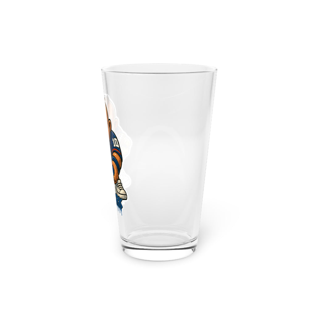 New York Giants Pint Glass, 16oz Beer Cup, Sports Fan Gift, Custom Drinkware, Tailgating Accessory, Party Glass
