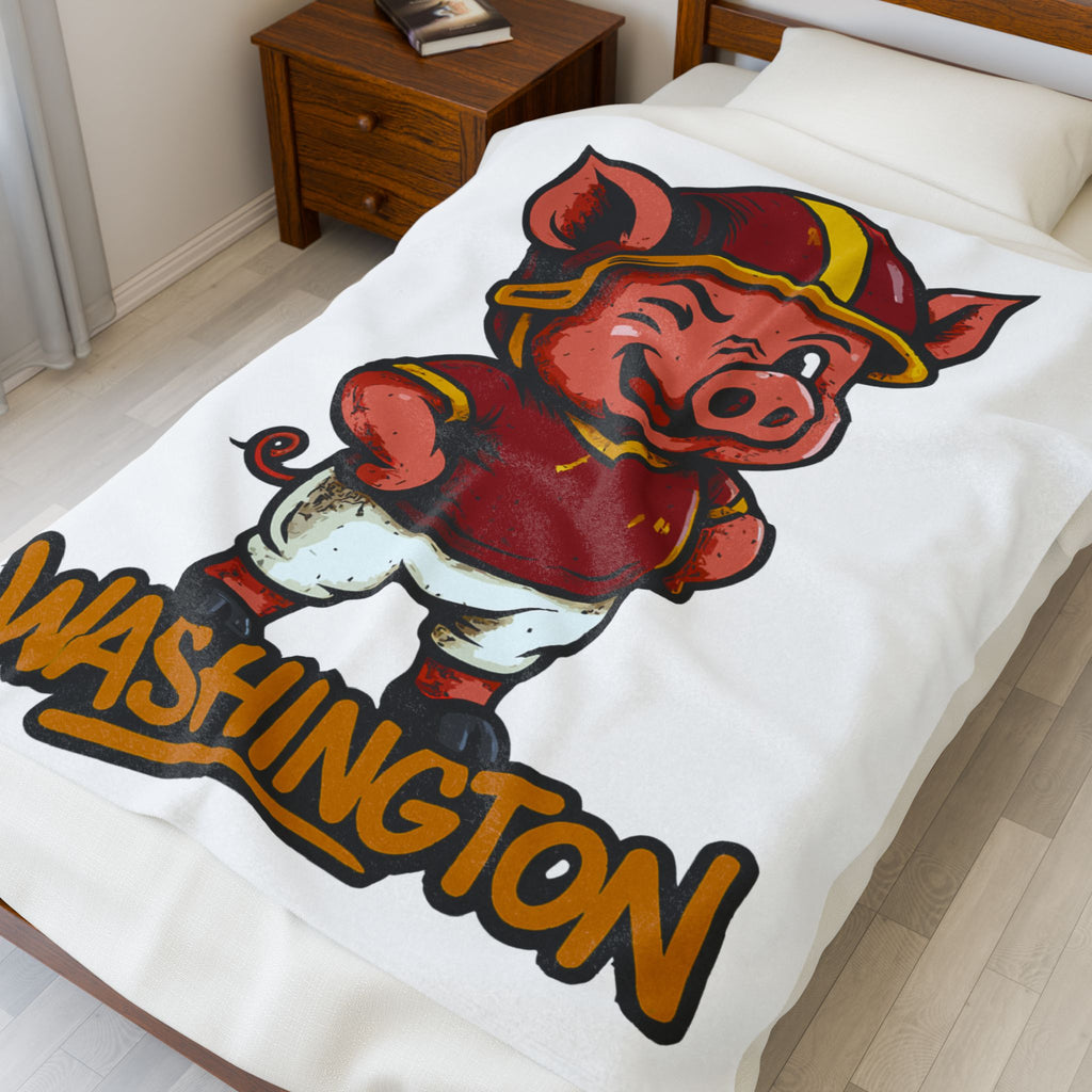 Washington Commanders Velveteen Blanket