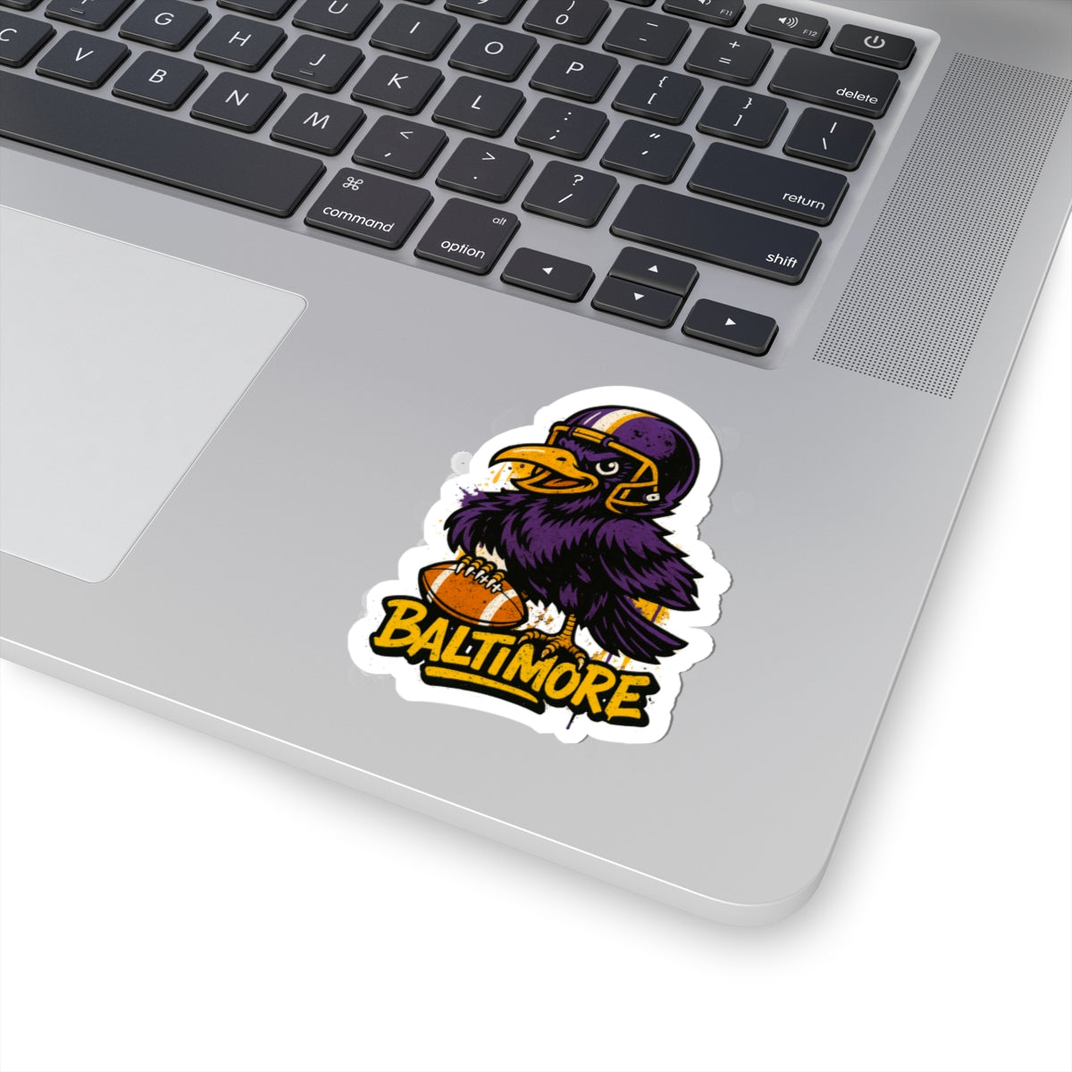 Ravens Kiss-Cut Stickers | Team Spirit Decor, Laptop Decals, Gift for Fans, Customizable Stickers