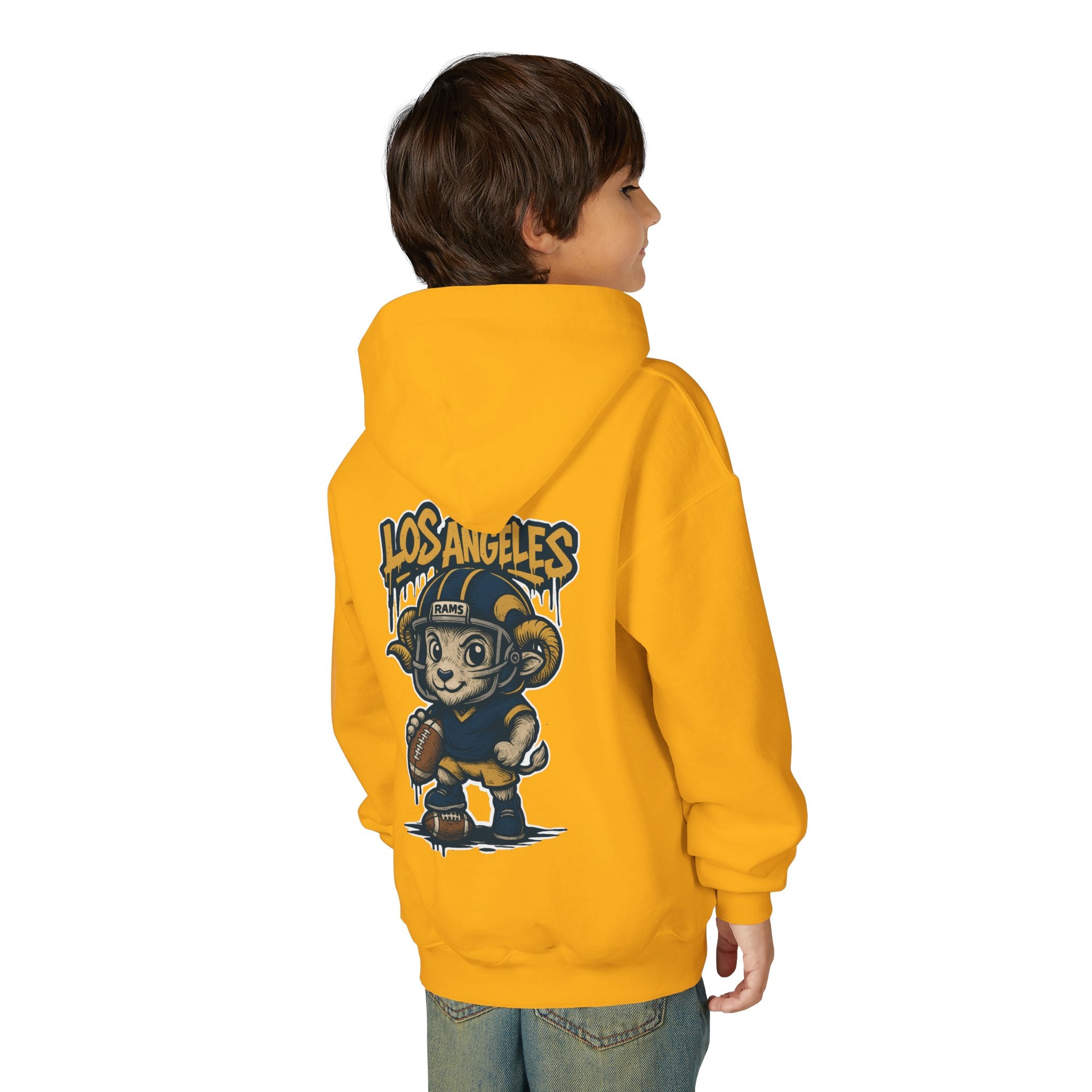 Los Angeles Rams Kids Sweatshirt – Baby Mascot Graffiti Hoodie