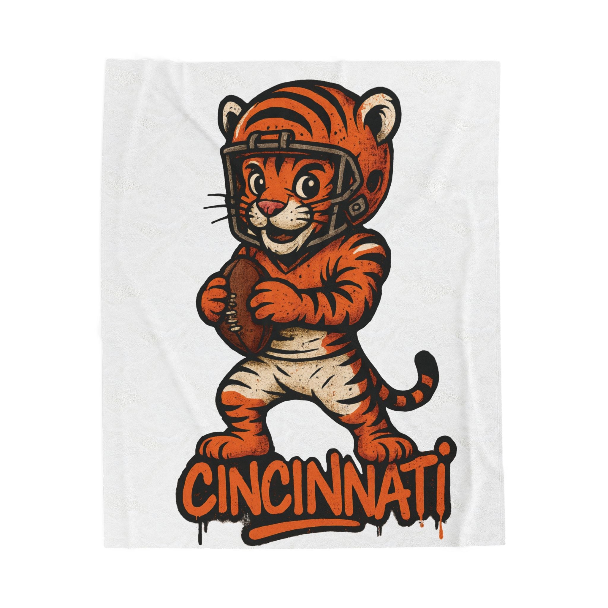 Cincinatti Bengals Velveteen Blanket
