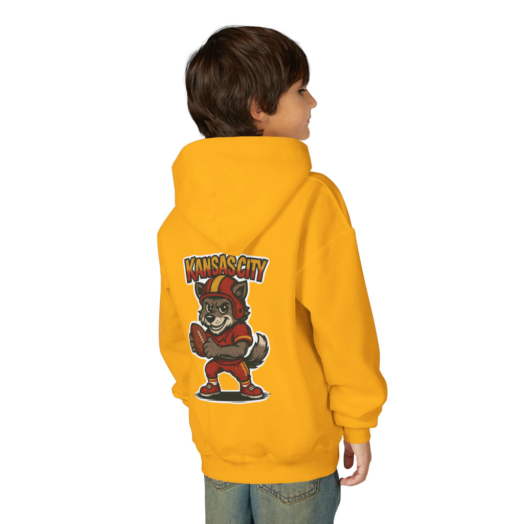 Kansas City Chiefs Kids Sweatshirt – Baby Mascot Graffiti Hoodie