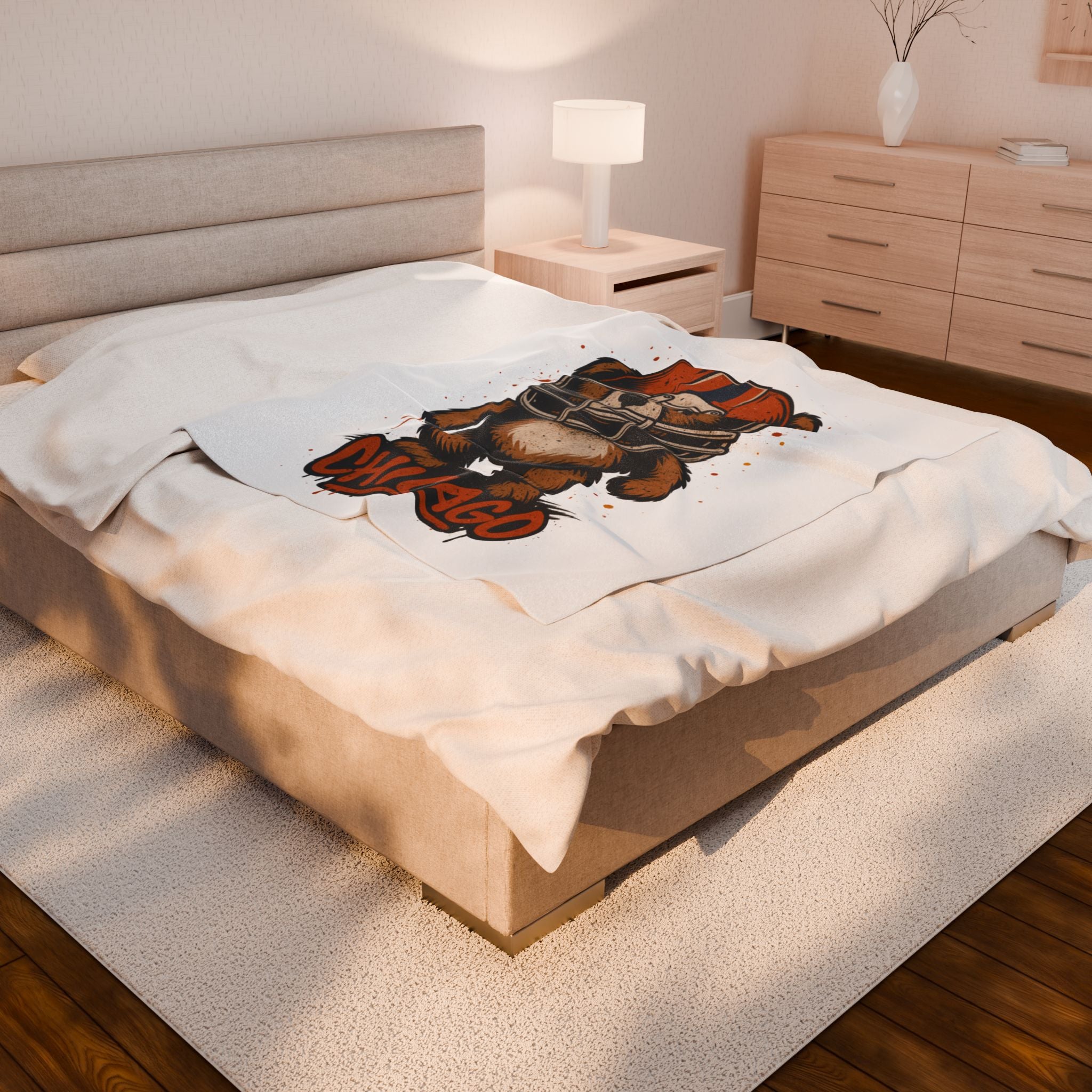 Chicago Bears Velveteen Blanket