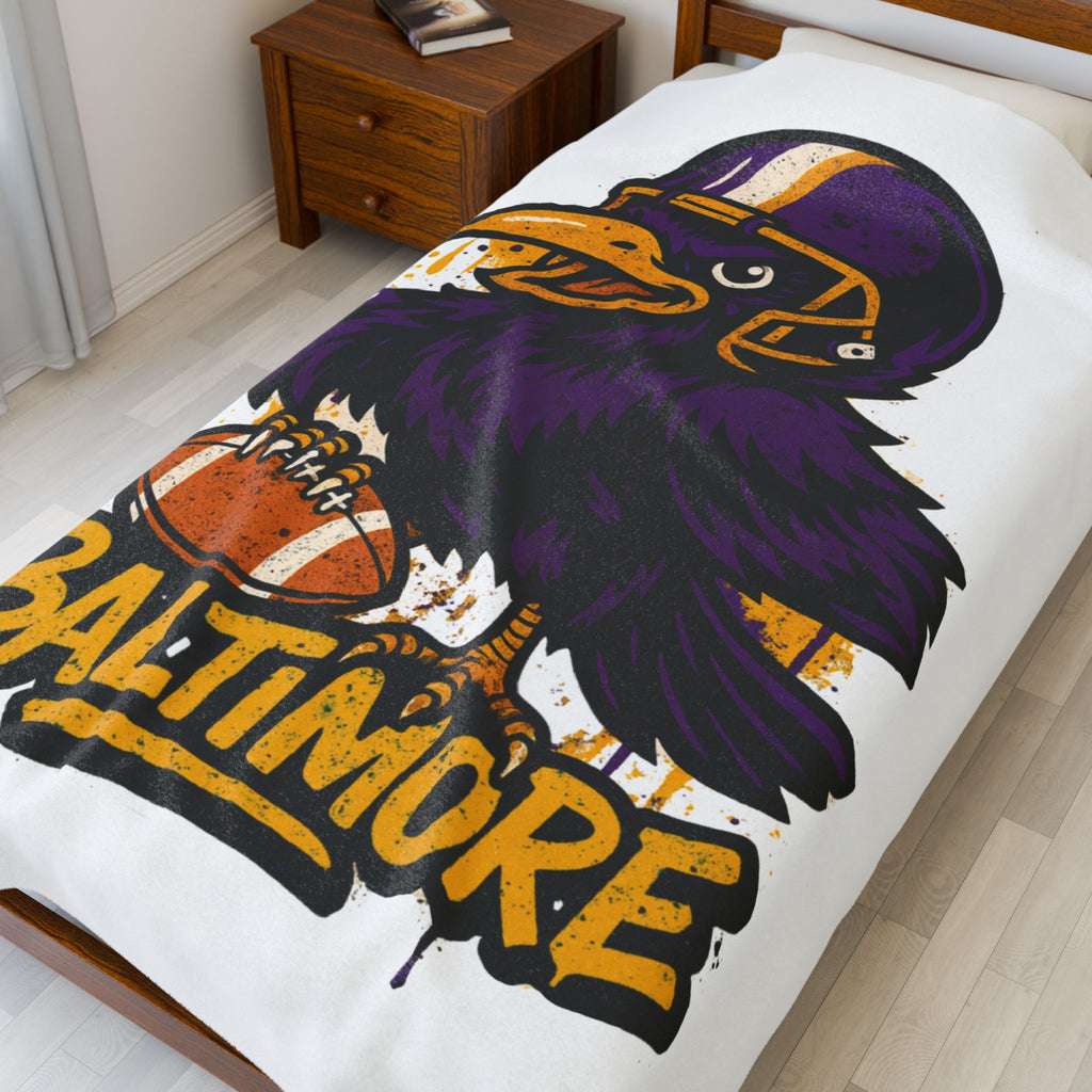 Baltimore Ravens Velveteen Blanket