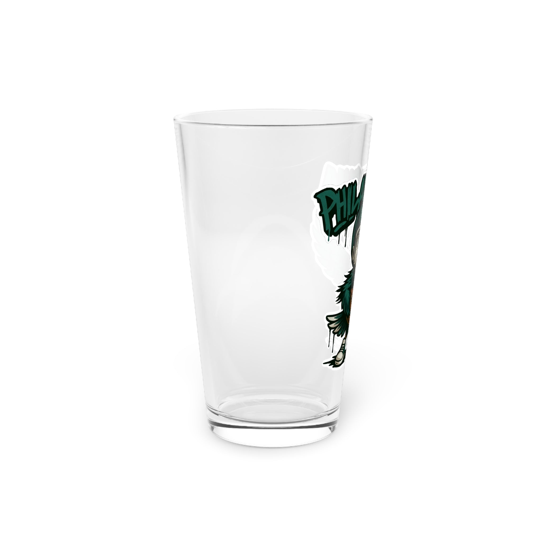 Philadelphia Eagles Pint Glass, 16oz Beer Cup, Sports Fan Gift, Custom Drinkware, Tailgating Accessory, Party Glass