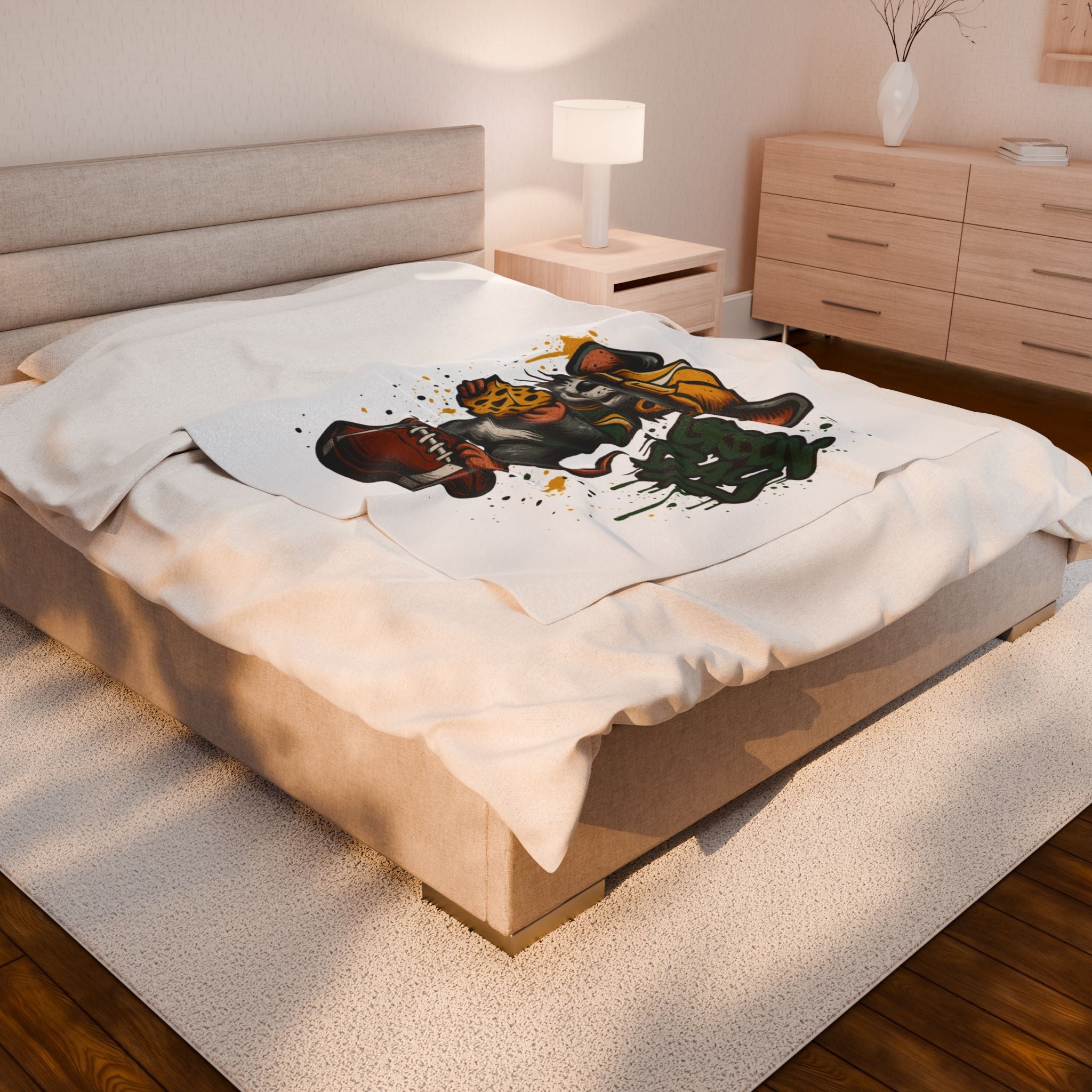 Green Bay Packers Velveteen Blanket