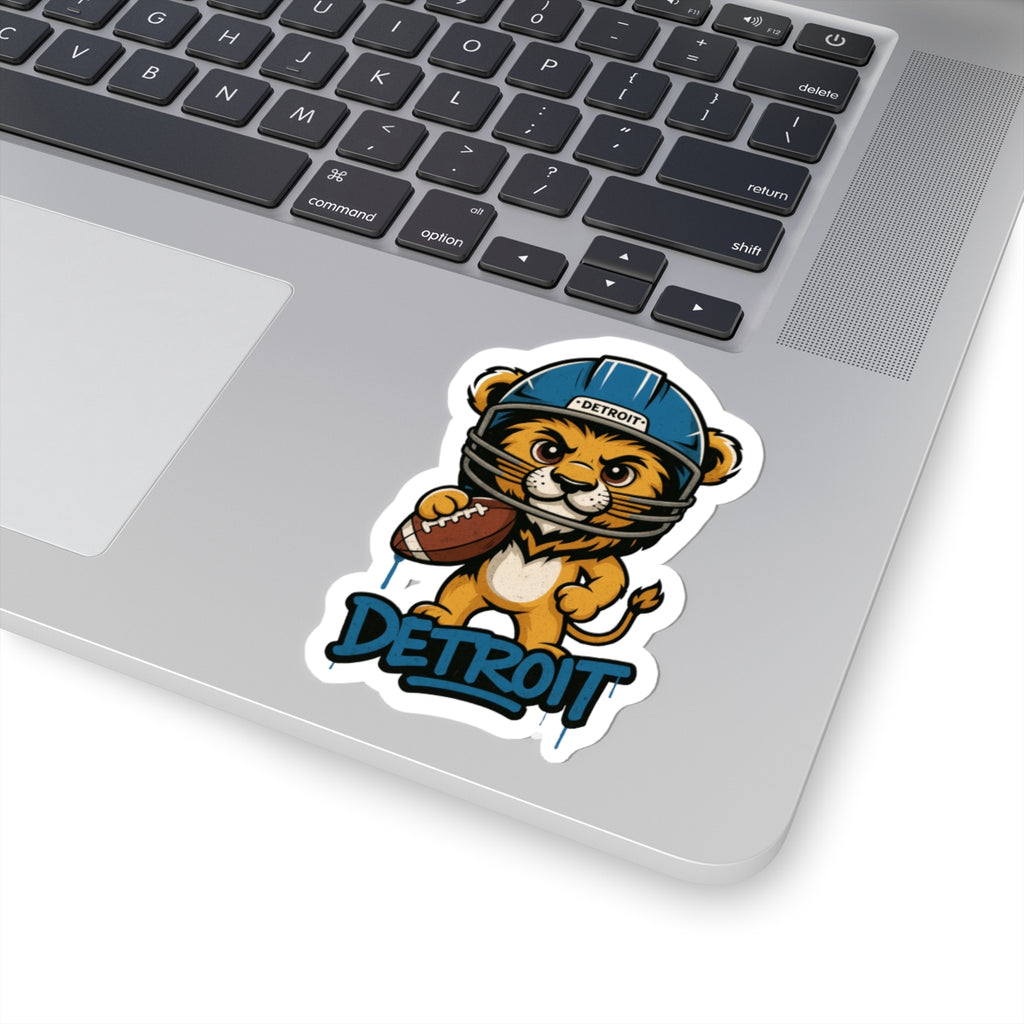Detroit Lions NFL Team Kiss-Cut Stickers | Team Spirit Decor, Laptop Decals, Gift for Fans, Customizable Stickers