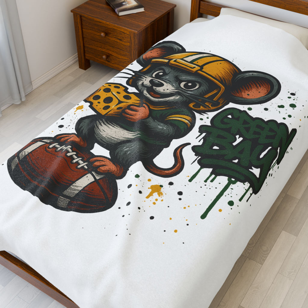 Green Bay Packers Velveteen Blanket