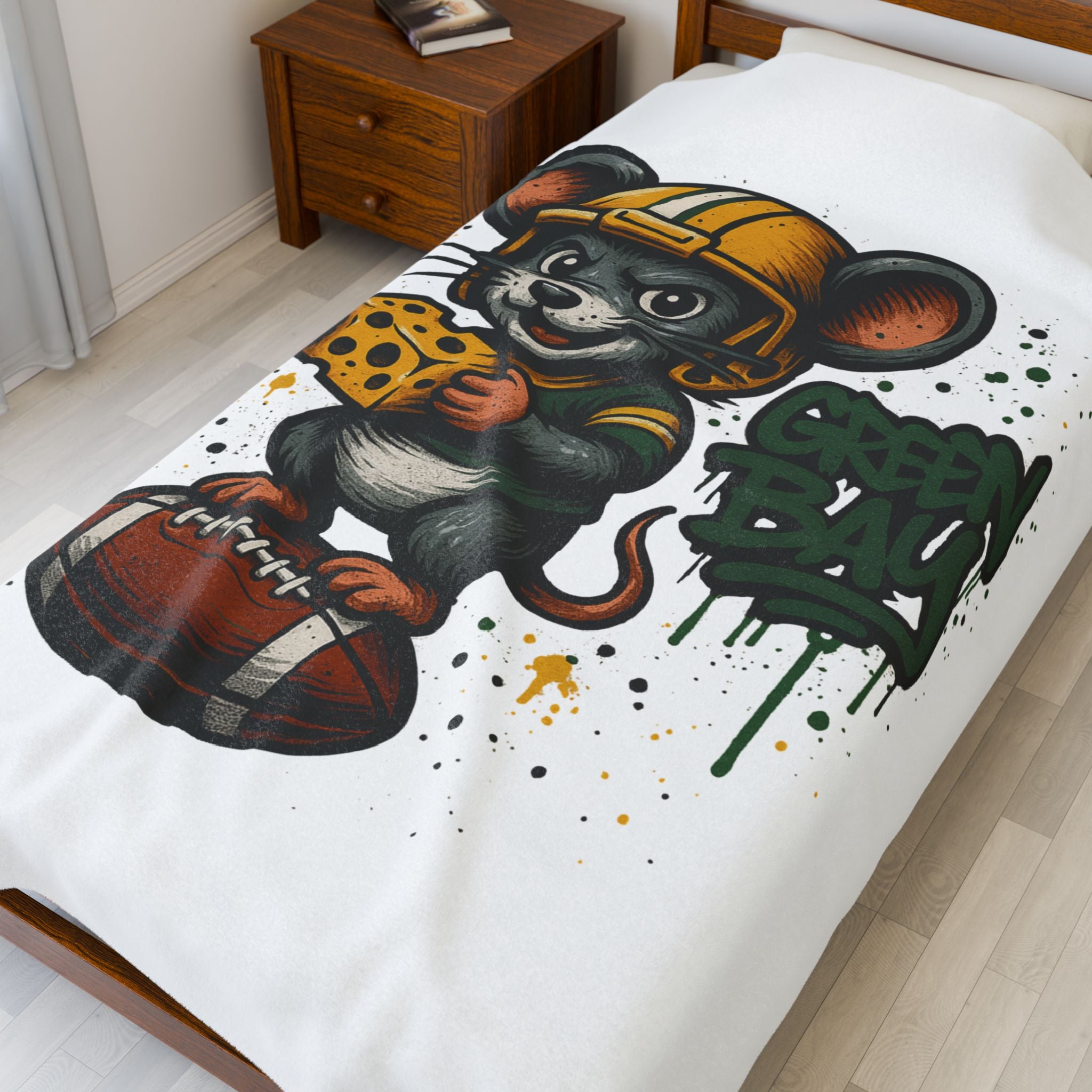Green Bay Packers Velveteen Blanket