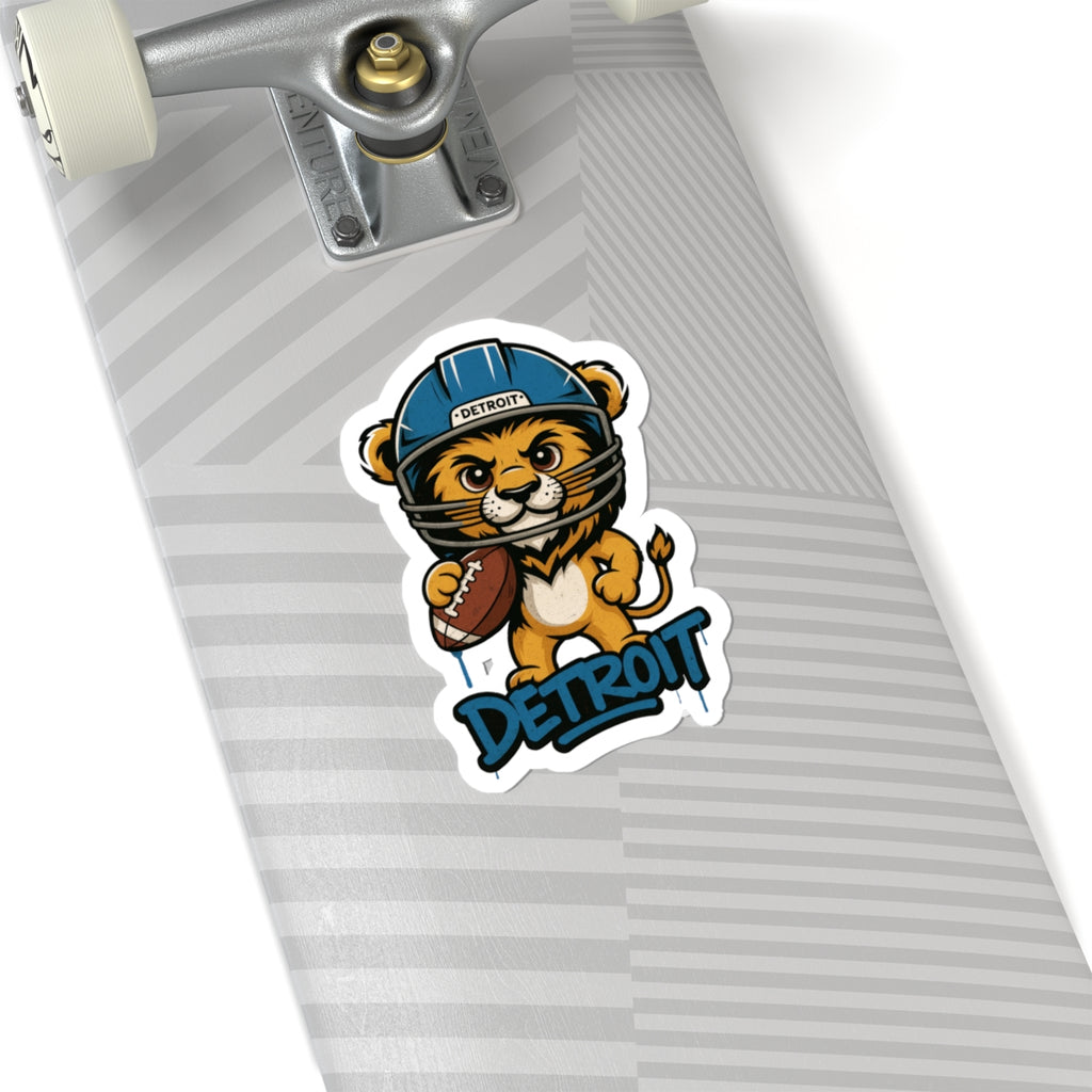 Detroit Lions NFL Team Kiss-Cut Stickers | Team Spirit Decor, Laptop Decals, Gift for Fans, Customizable Stickers