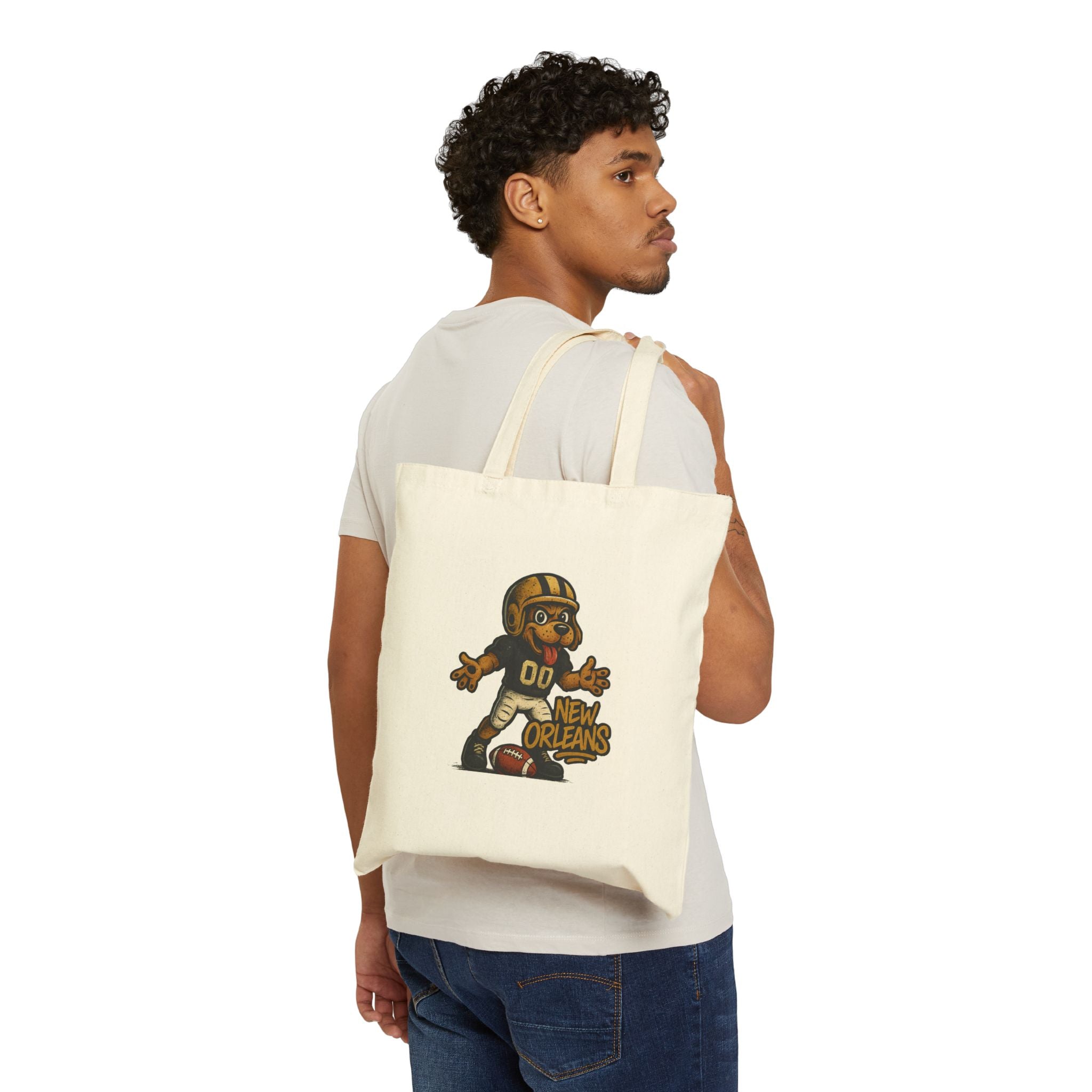 New Orleans Saints Tote Bag — Cute Sports Canvas Tote for Fans