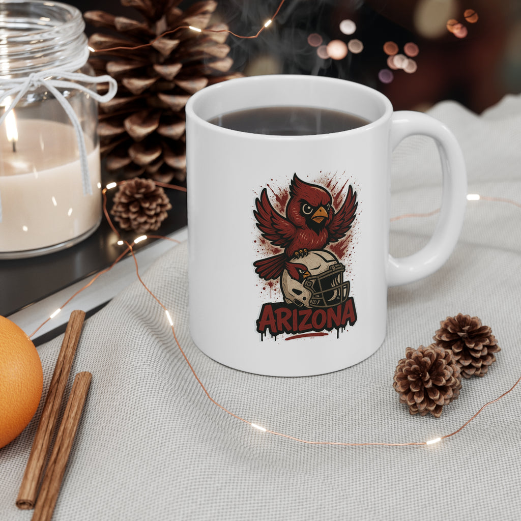 Arizona Cardinals Mug - 11oz Ceramic Coffee Cup for Fans