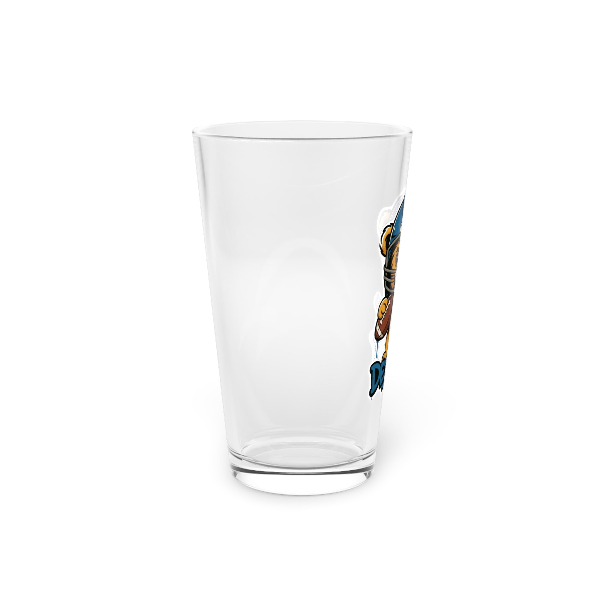 Detroit Lions Pint Glass, 16oz Beer Cup, Sports Fan Gift, Custom Drinkware, Tailgating Accessory, Party Glass