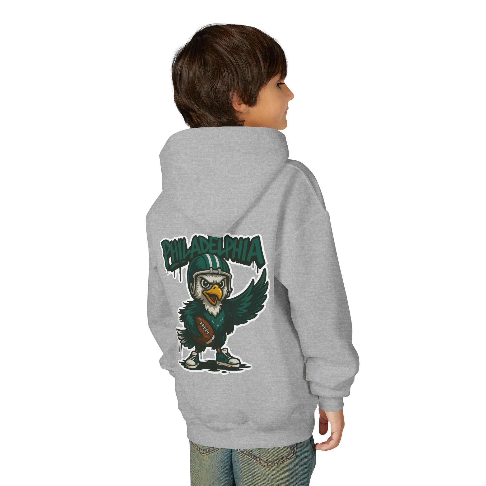 Philadelphia Eagles Kids Sweatshirt – Baby Mascot Graffiti Hoodie