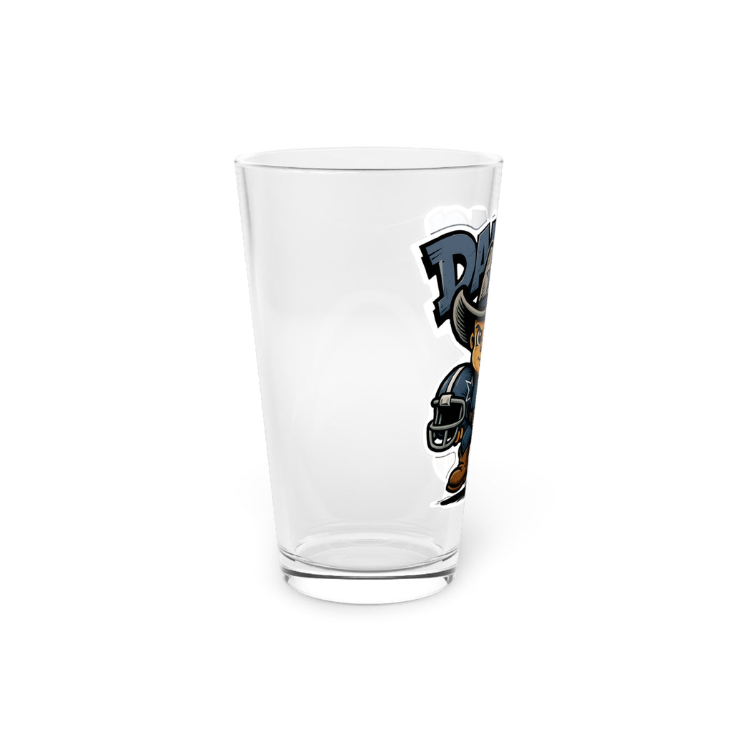 Dallas Cowboys  Pint Glass, 16oz Beer Cup, Sports Fan Gift, Custom Drinkware, Tailgating Accessory, Party Glass