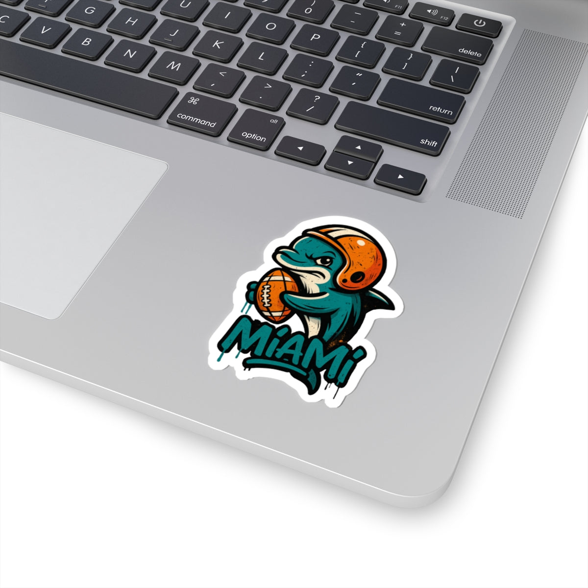 Miami Dolphins Team Kiss-Cut Stickers | Team Spirit Decor, Laptop Decals, Gift for Fans, Customizable Stickers