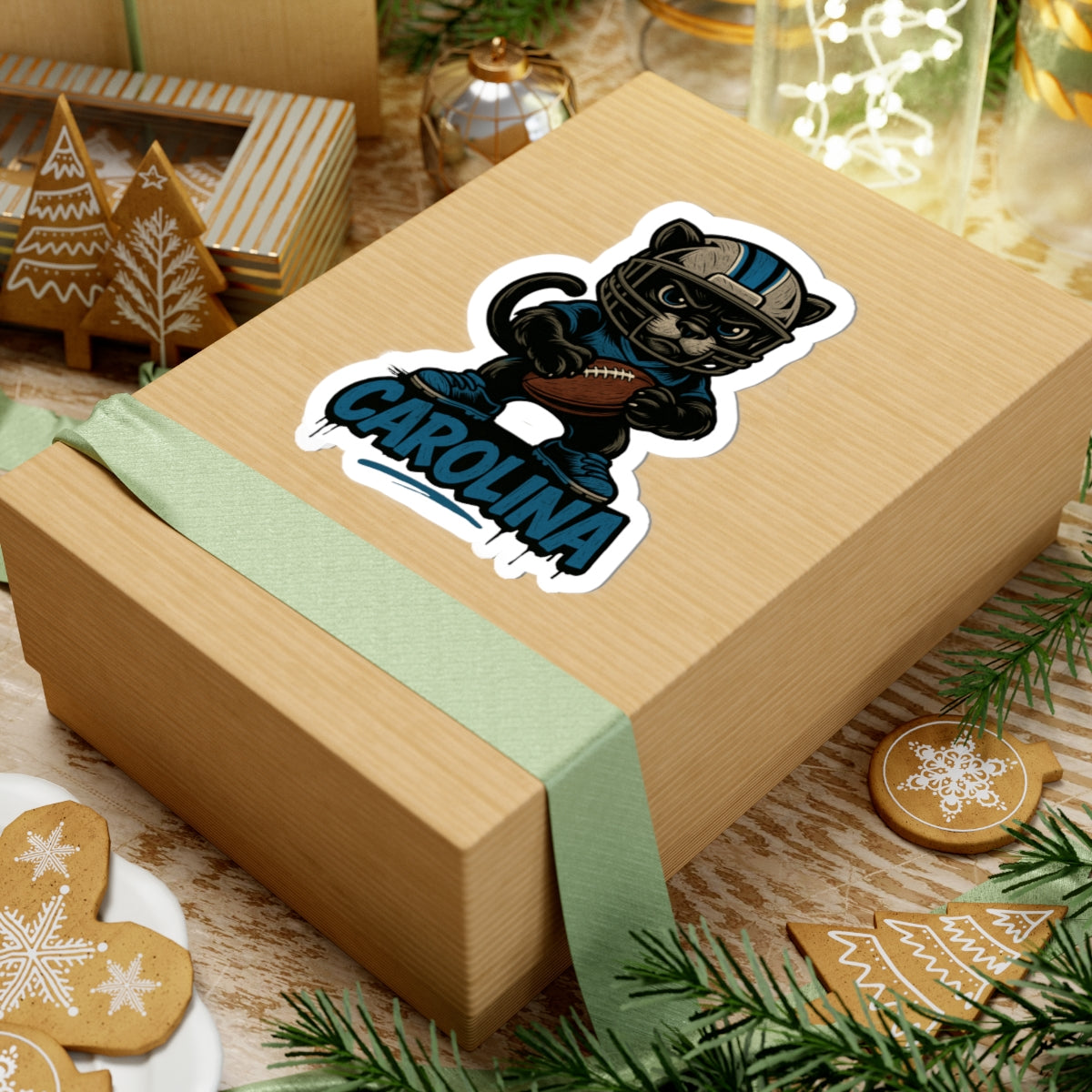 North Carolina Panthers Team Kiss-Cut Stickers | Team Spirit Decor, Laptop Decals, Gift for Fans, Customizable Stickers