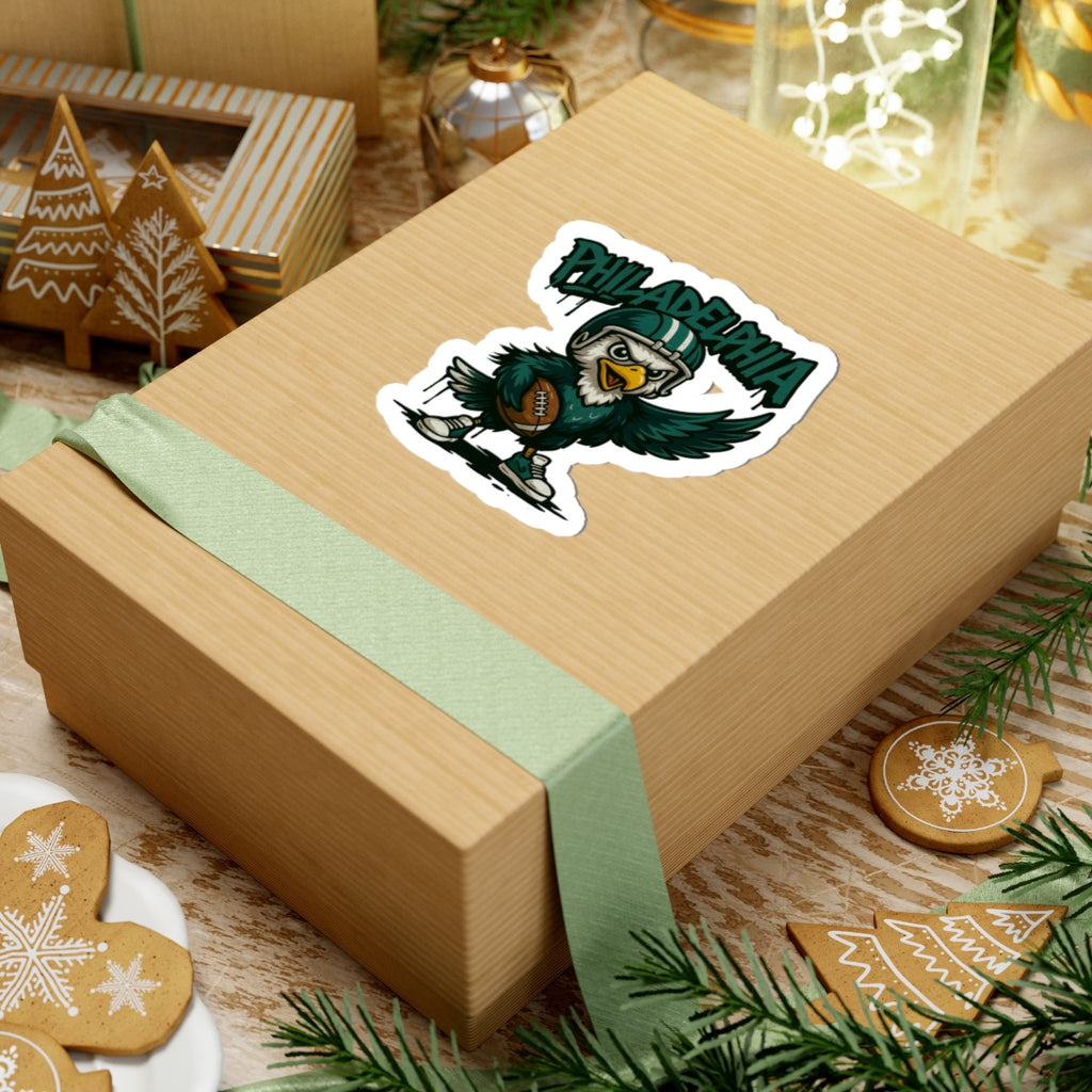 Philadelphia Eagles Team Kiss-Cut Stickers | Team Spirit Decor, Laptop Decals, Gift for Fans, Customizable Stickers