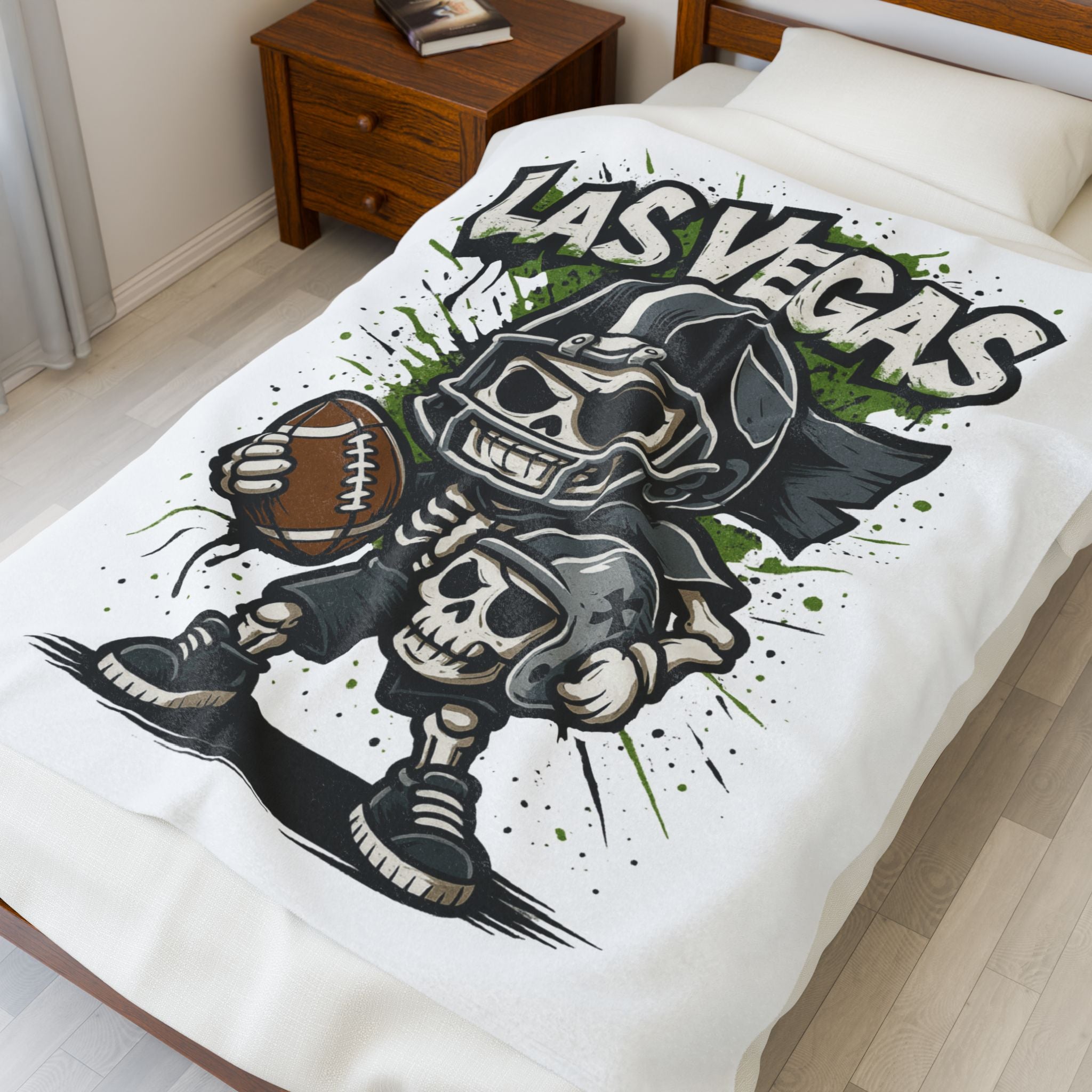 Las Vegas Raiders Velveteen Blanket