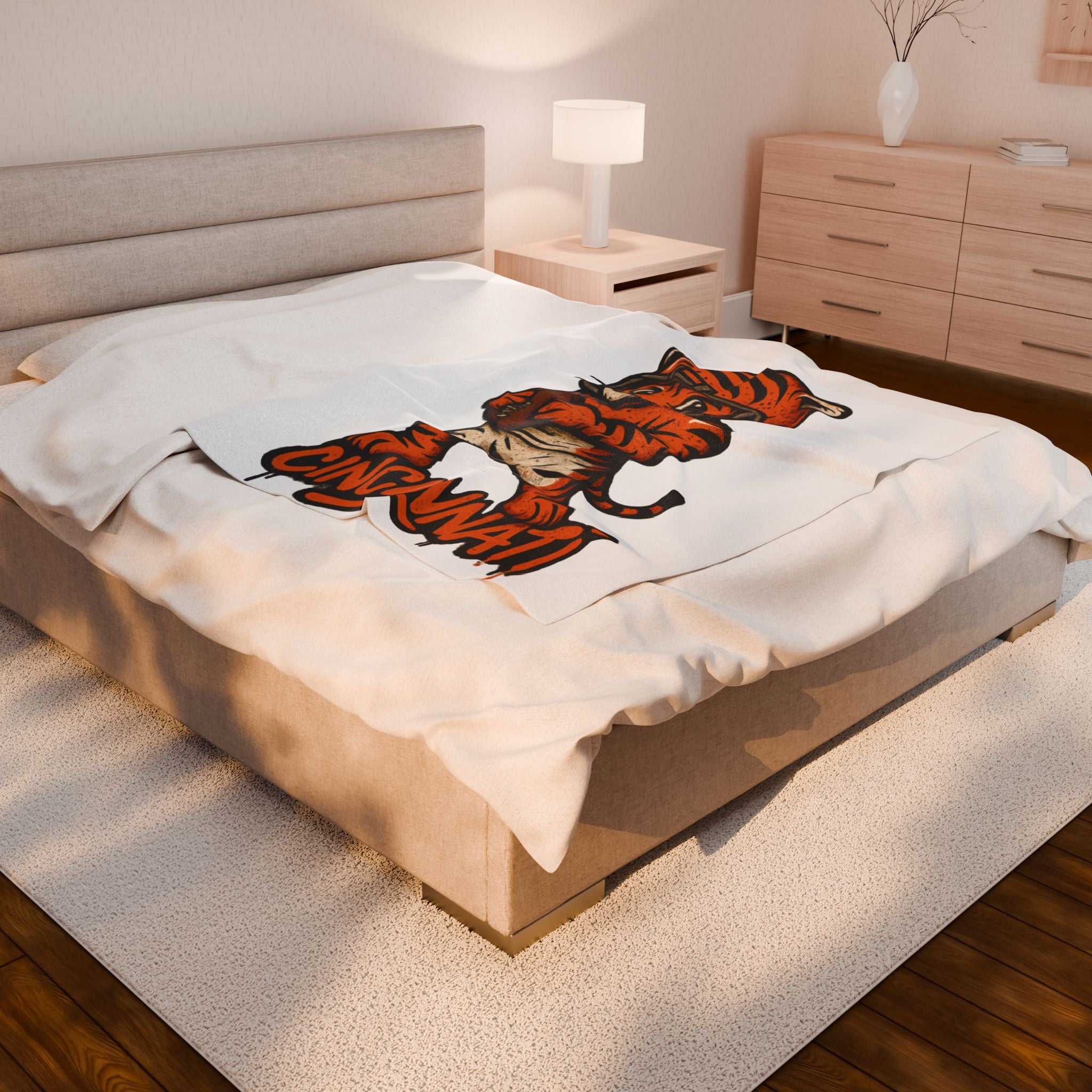 Cincinatti Bengals Velveteen Blanket