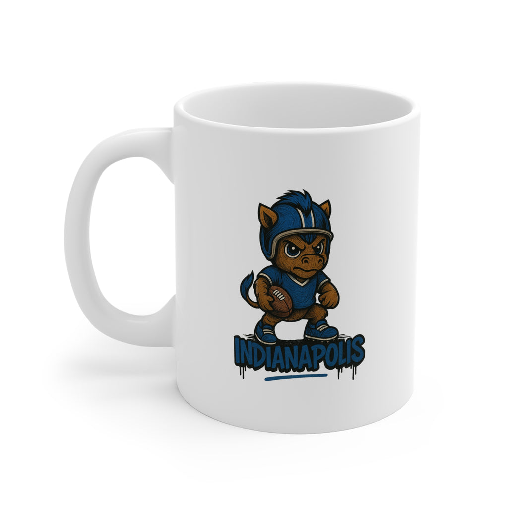 Indianapolis Colts Mug - 11oz Ceramic Coffee Cup for Fans