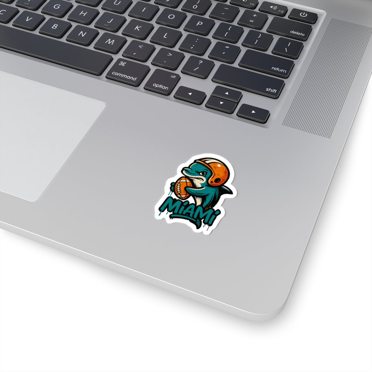 Miami Dolphins Team Kiss-Cut Stickers | Team Spirit Decor, Laptop Decals, Gift for Fans, Customizable Stickers