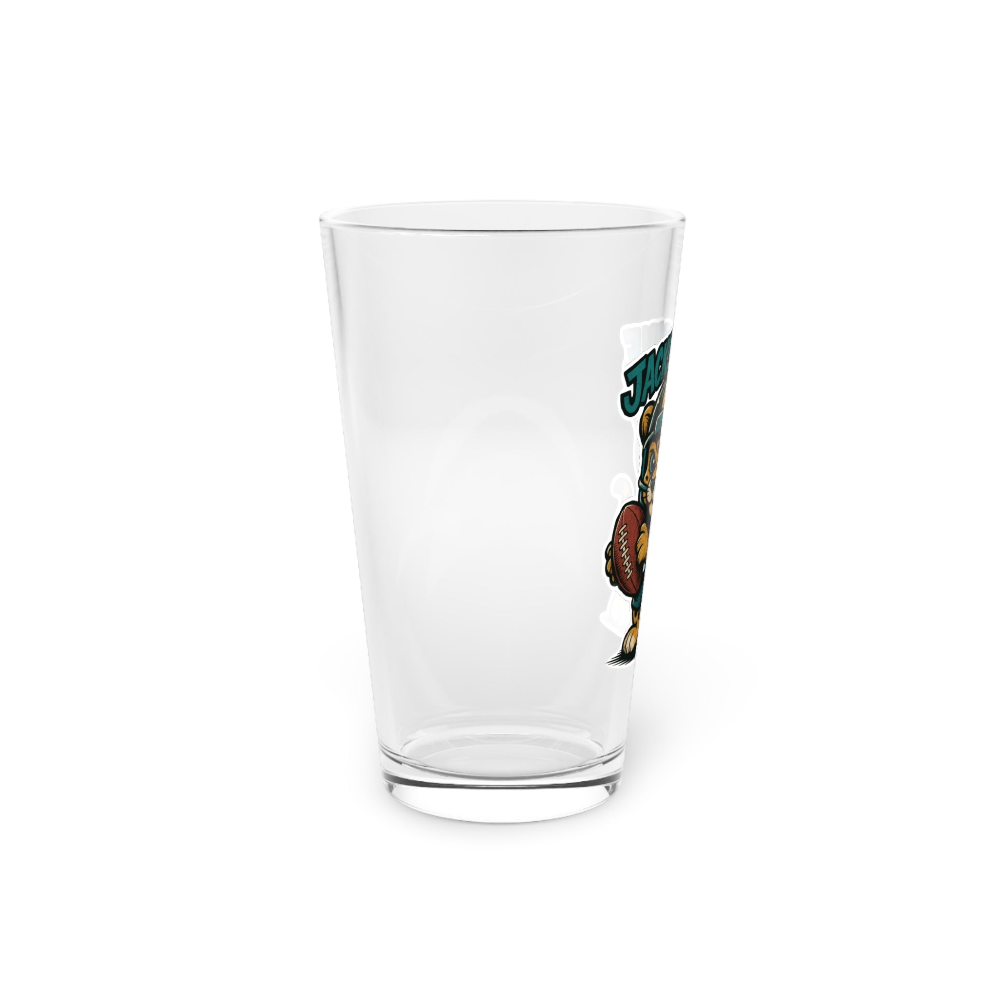 Jacksonville Jaguars Pint Glass, 16oz Beer Cup, Sports Fan Gift, Custom Drinkware, Tailgating Accessory, Party Glass